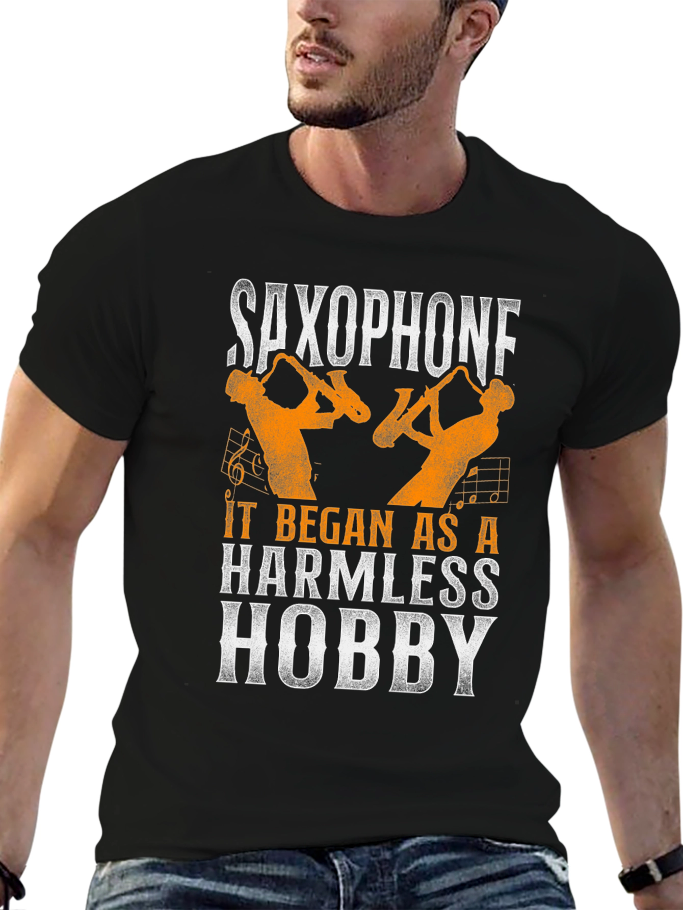 Saxophone Harmless Hobby T-Shirt - Music Lover Tee