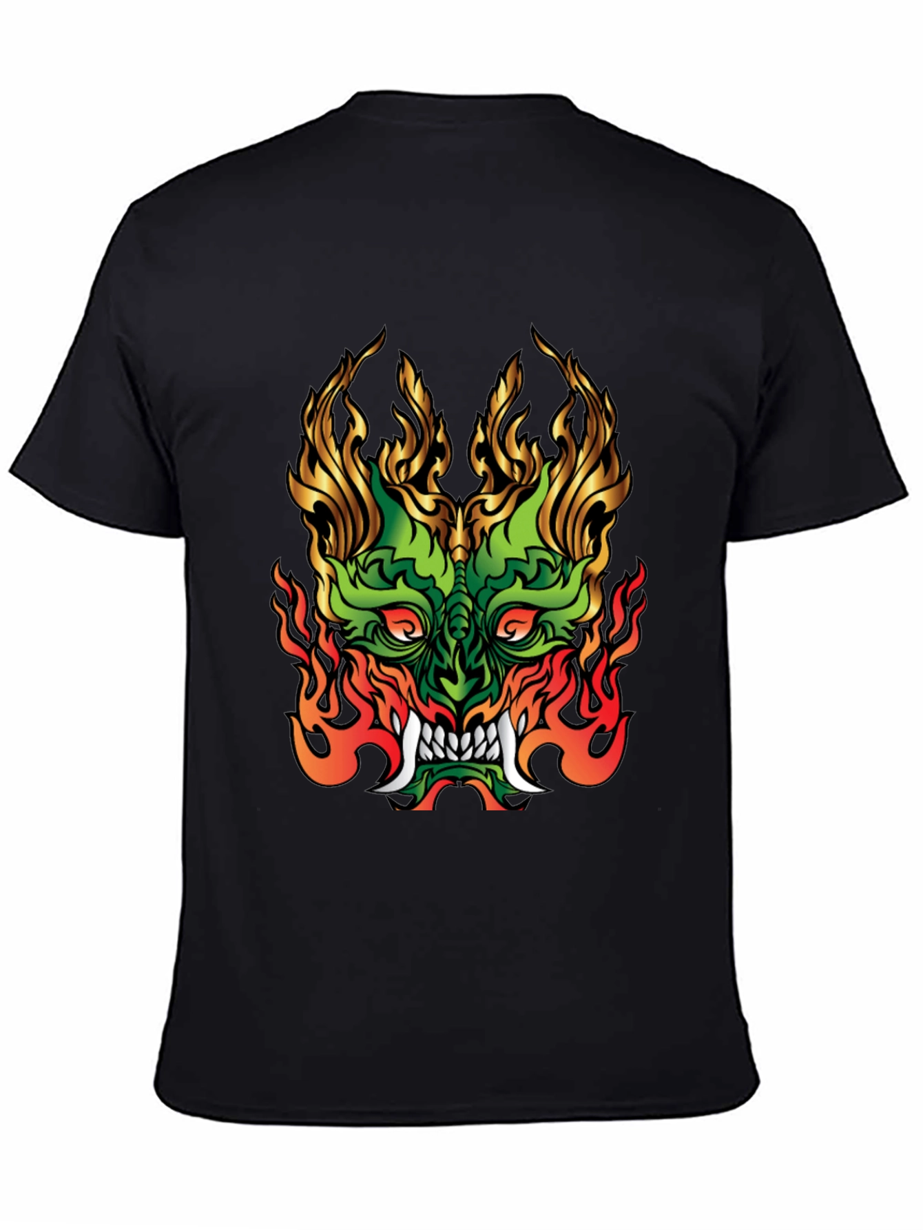 Fiery Dragon Graphic Tee - Bold Statement Shirt
