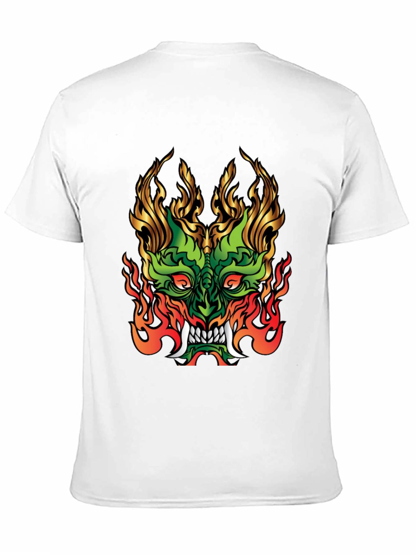 Fiery Dragon Graphic Tee - Bold Statement Shirt