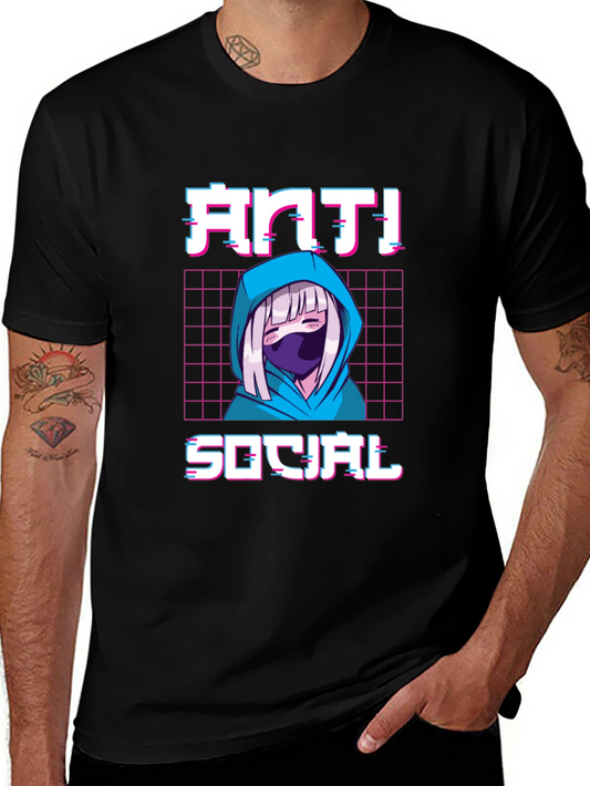 Anti Social Anime T-Shirt
