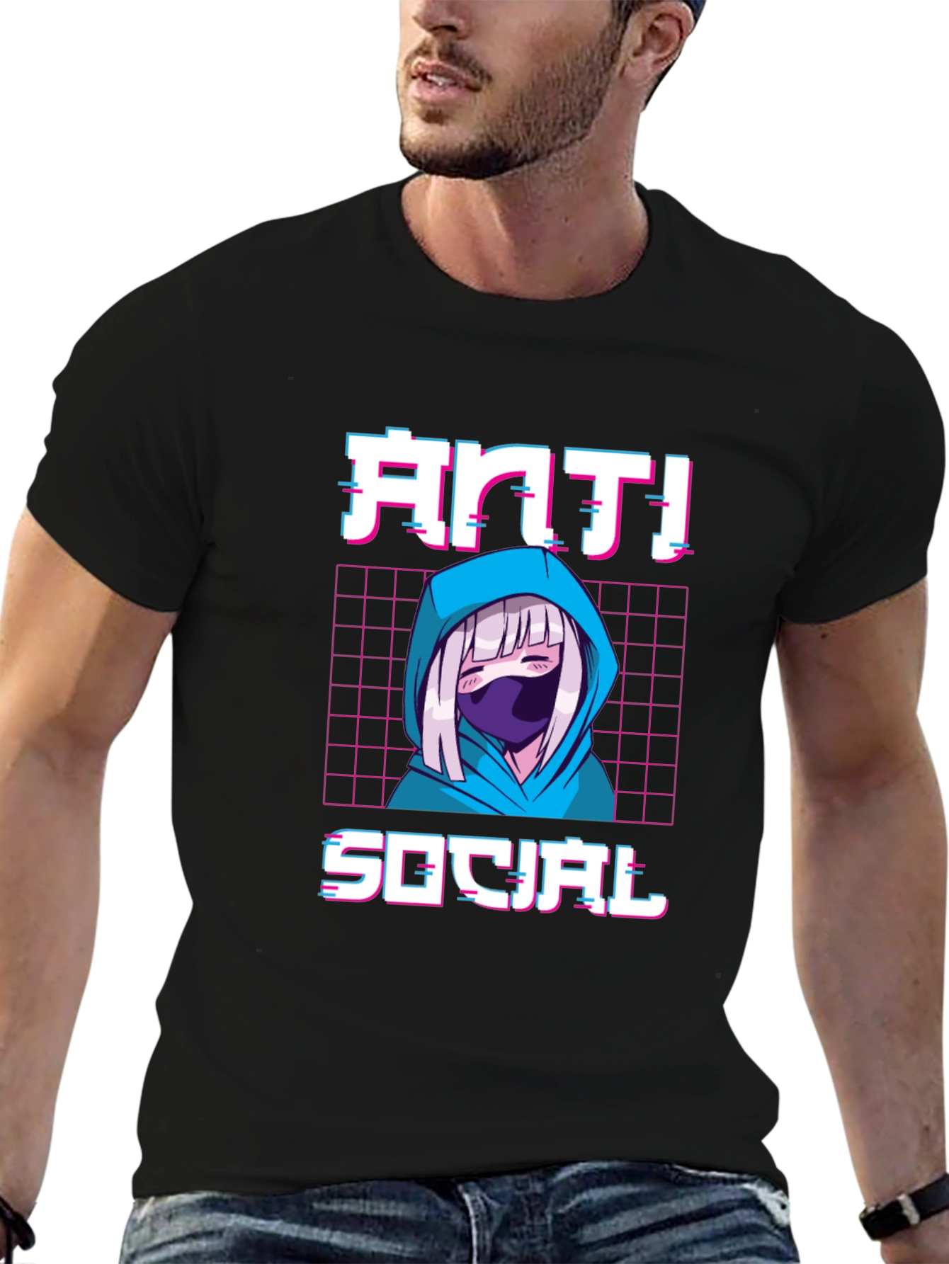 Anti Social Anime T-Shirt