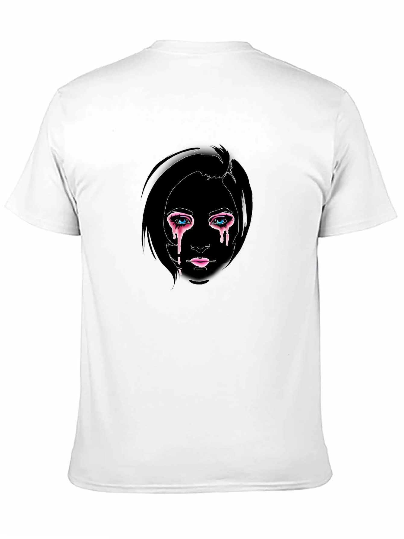 Emotional Drip Tee - Stylish Black Graphic T-Shirt