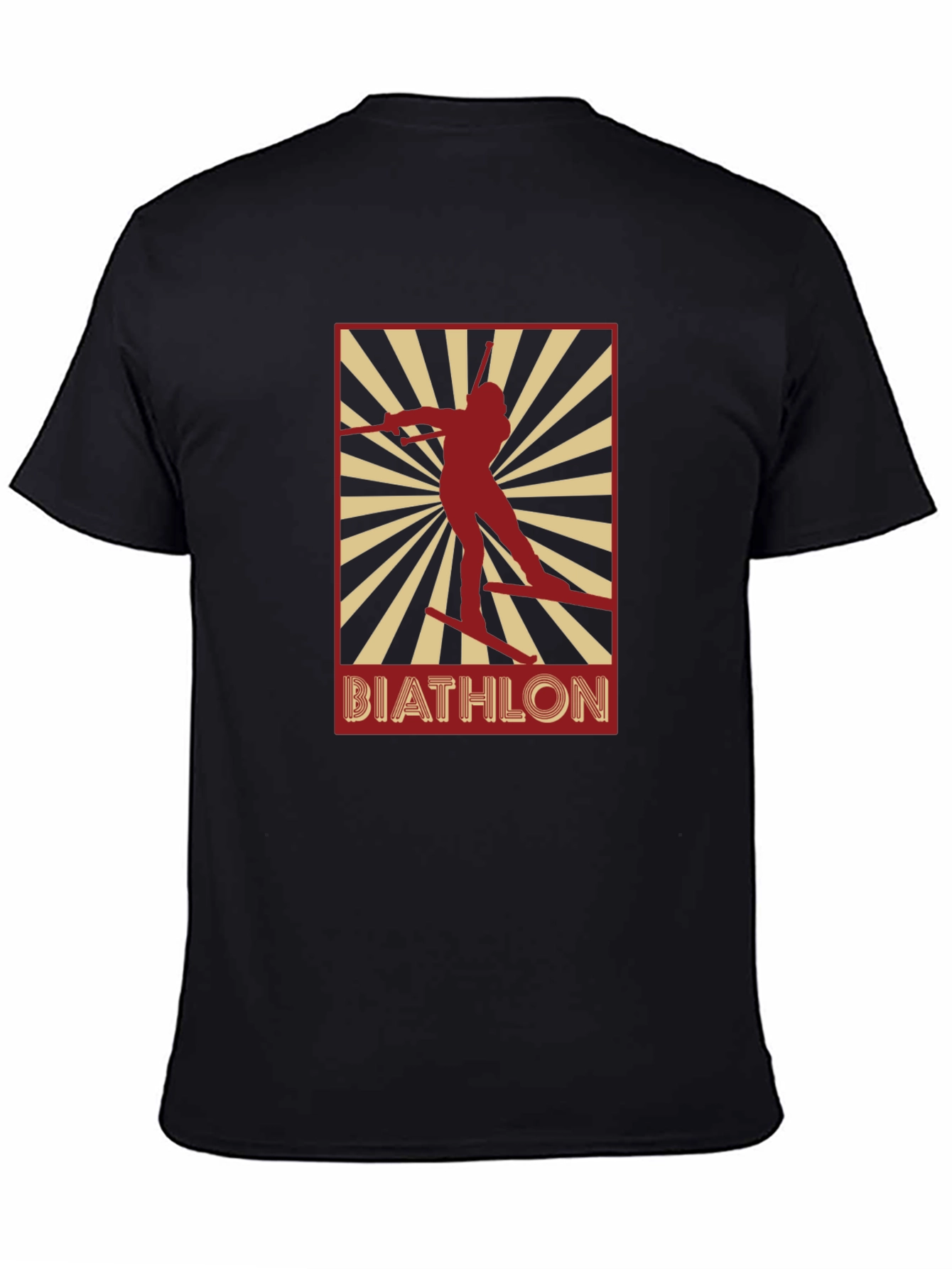 Biathlon Graphic T-Shirt - Black Unisex Tee