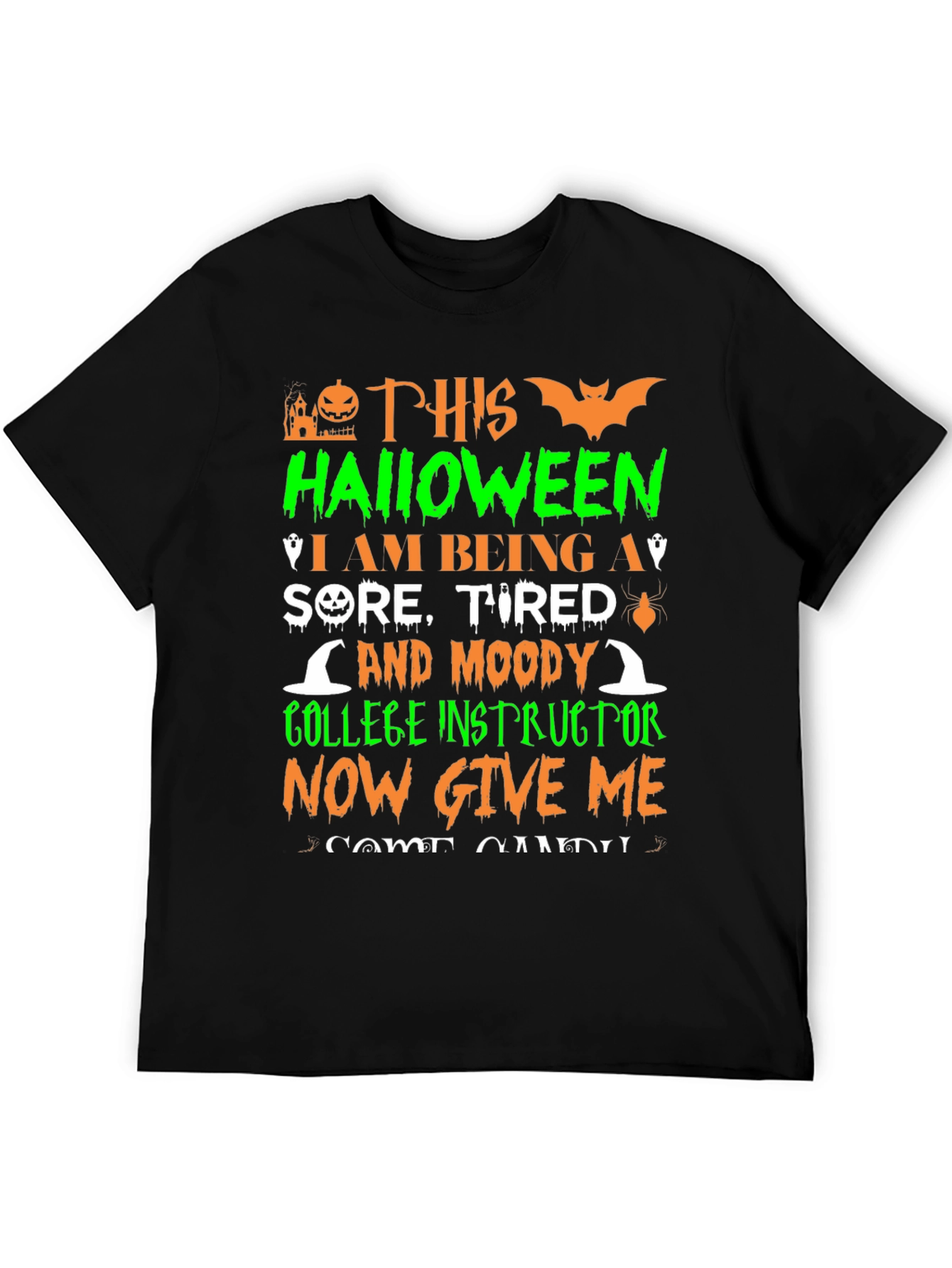 Halloween College Instructor T-Shirt