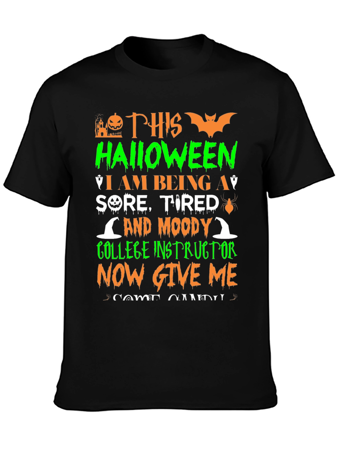 Halloween College Instructor T-Shirt