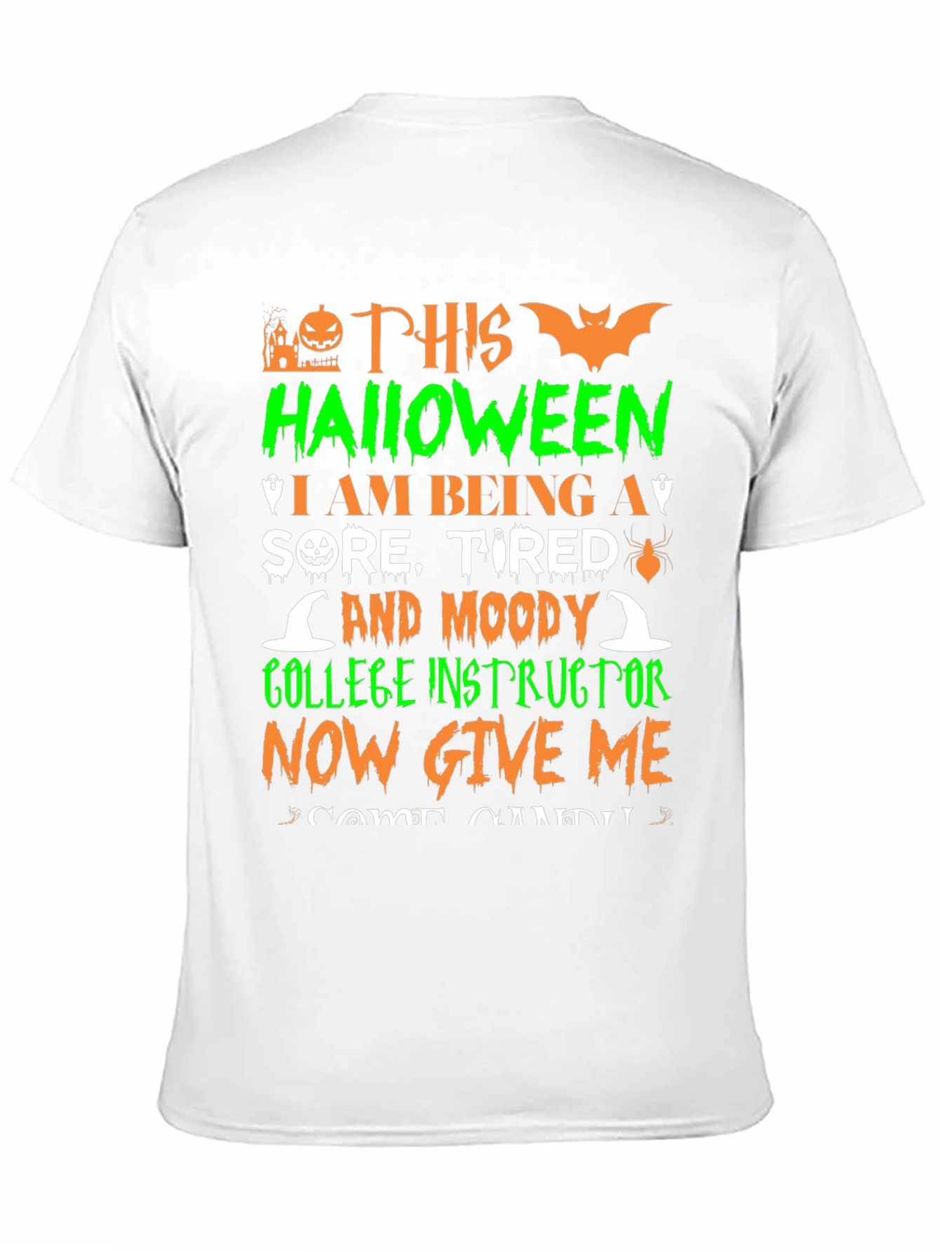 Halloween College Instructor T-Shirt
