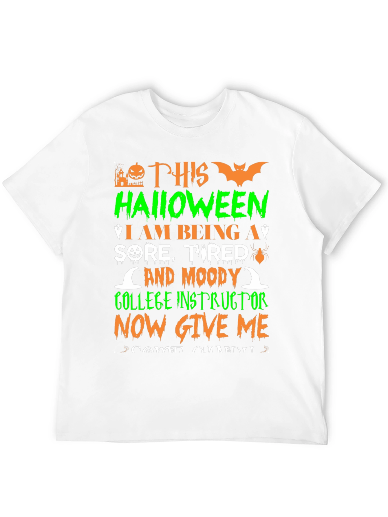 Halloween College Instructor T-Shirt