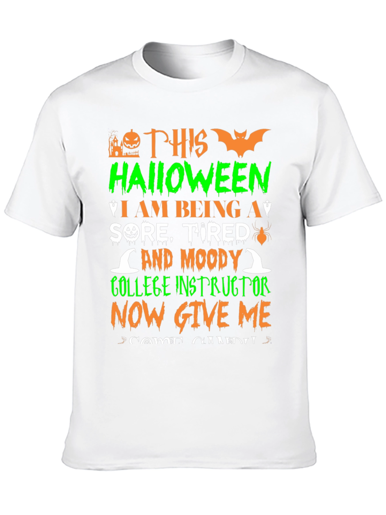 Halloween College Instructor T-Shirt