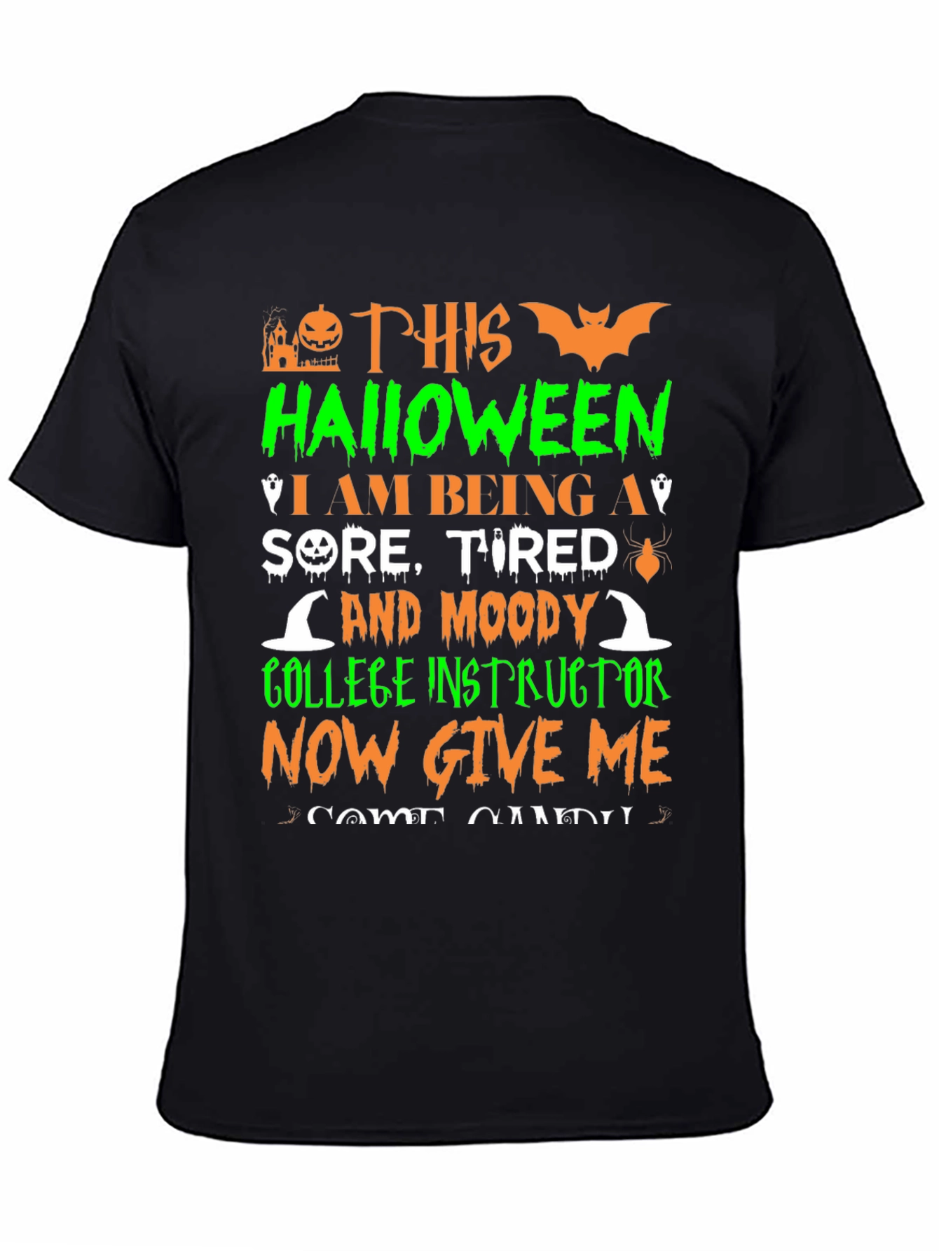 Halloween College Instructor T-Shirt