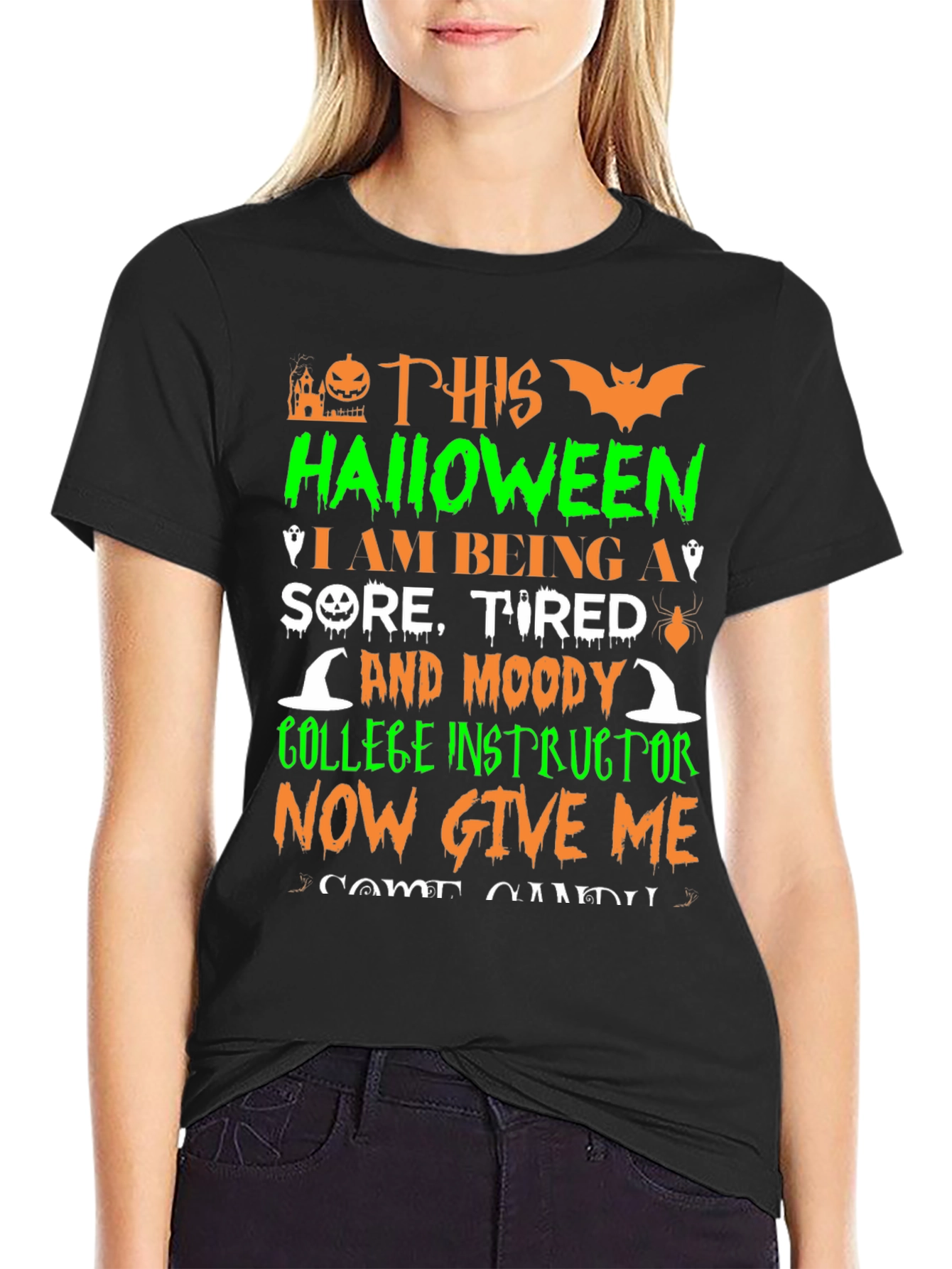 Halloween College Instructor T-Shirt