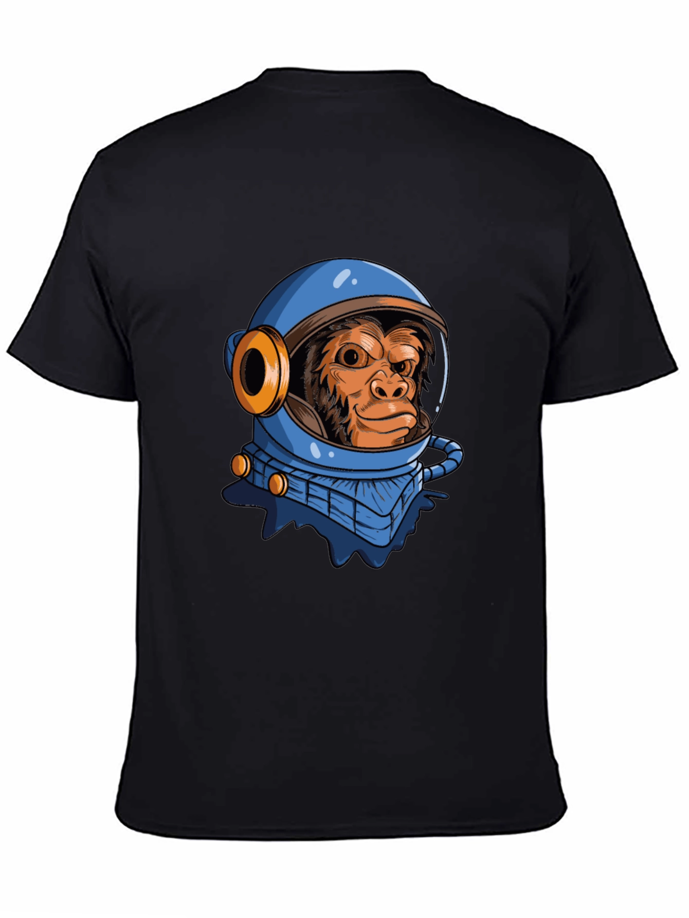Monkey Astronaut Graphic T-Shirt - Space Chimpanzee Tee