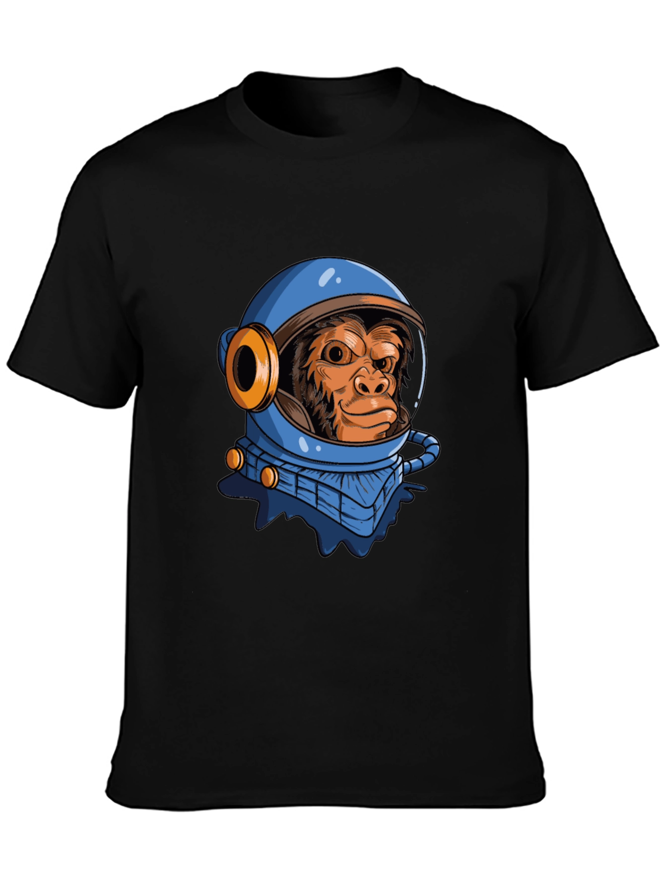Monkey Astronaut Graphic T-Shirt - Space Chimpanzee Tee