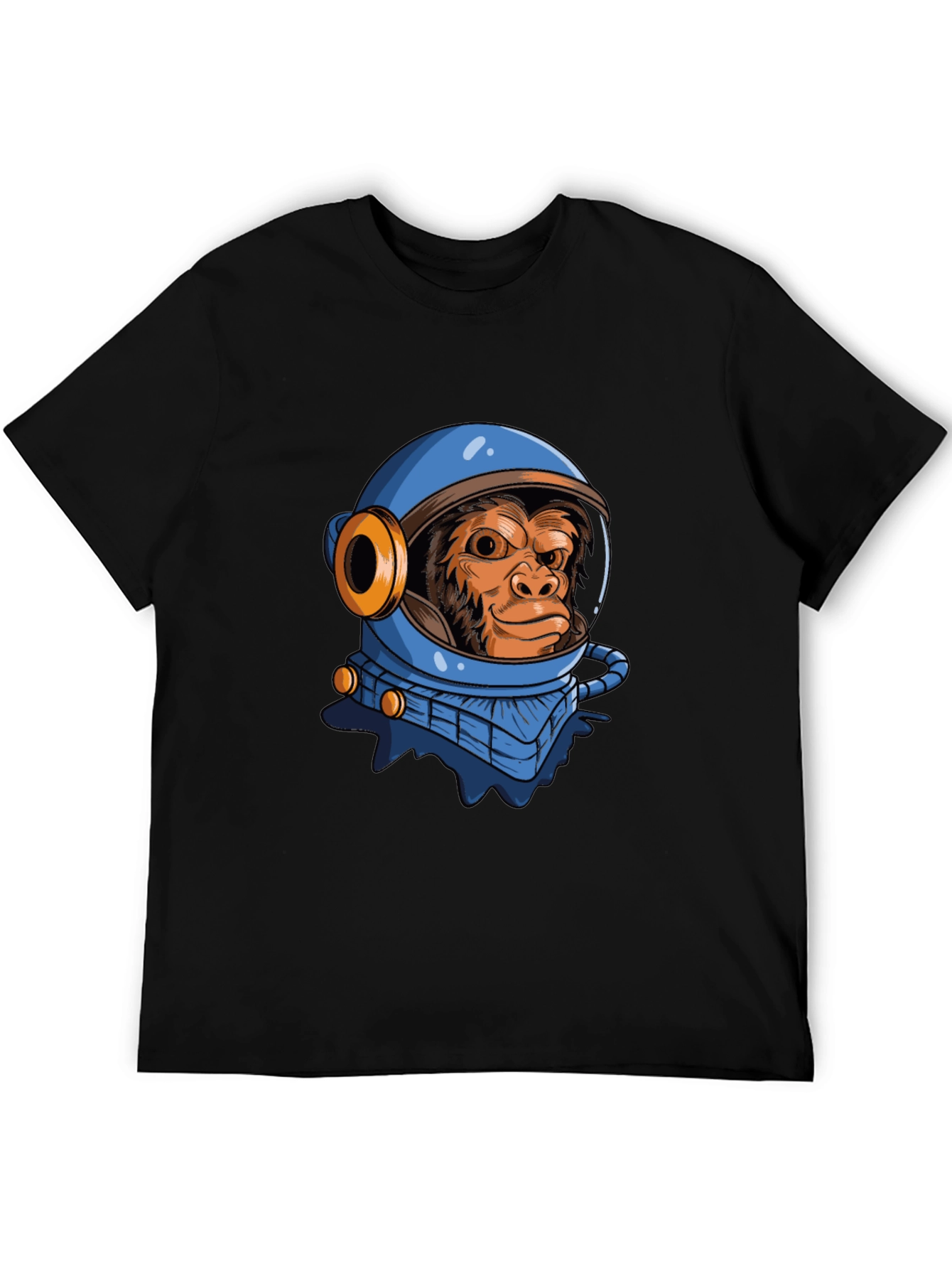 Monkey Astronaut Graphic T-Shirt - Space Chimpanzee Tee