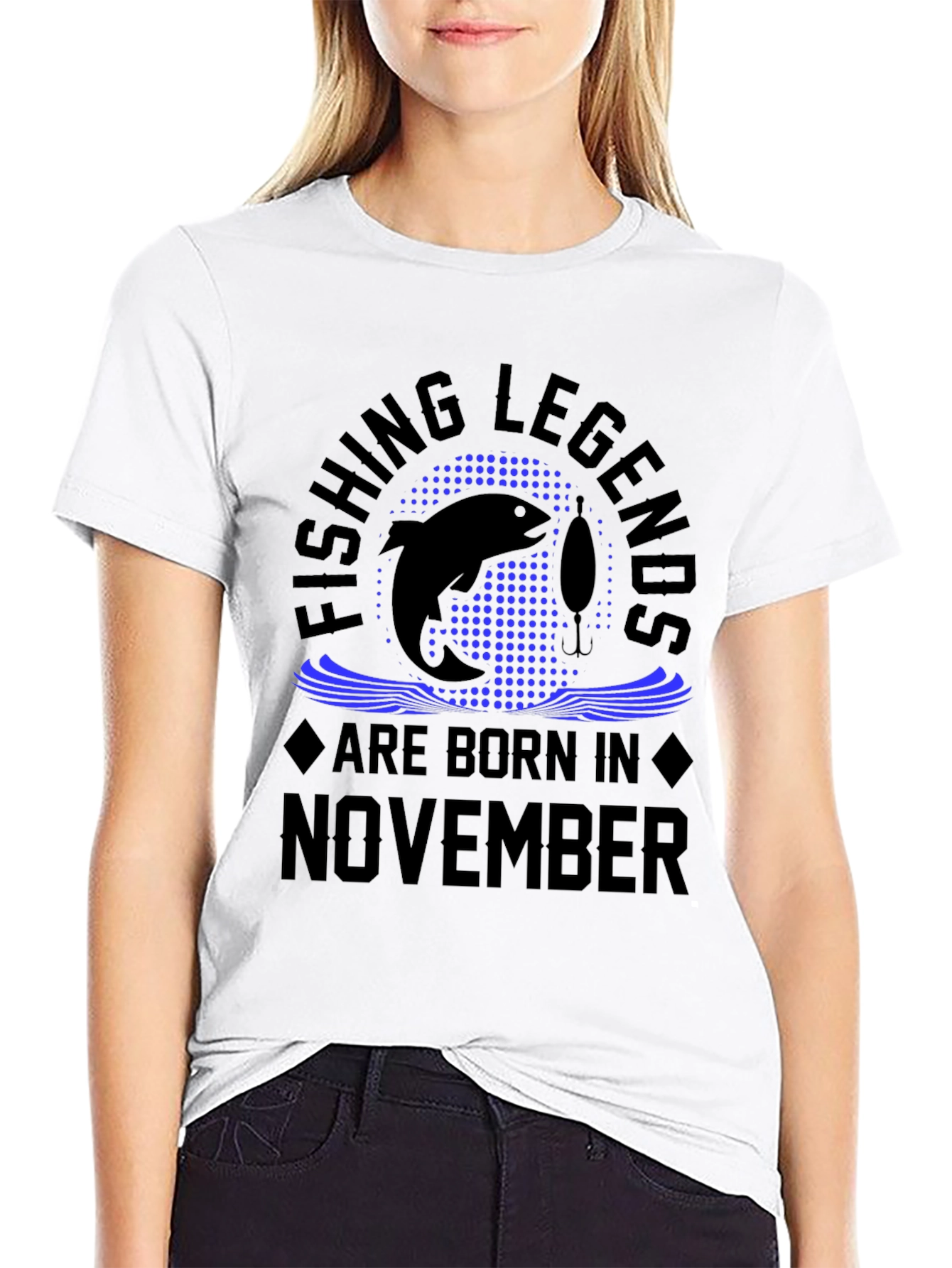 Fishing Legends Are Born in November T-Shirt