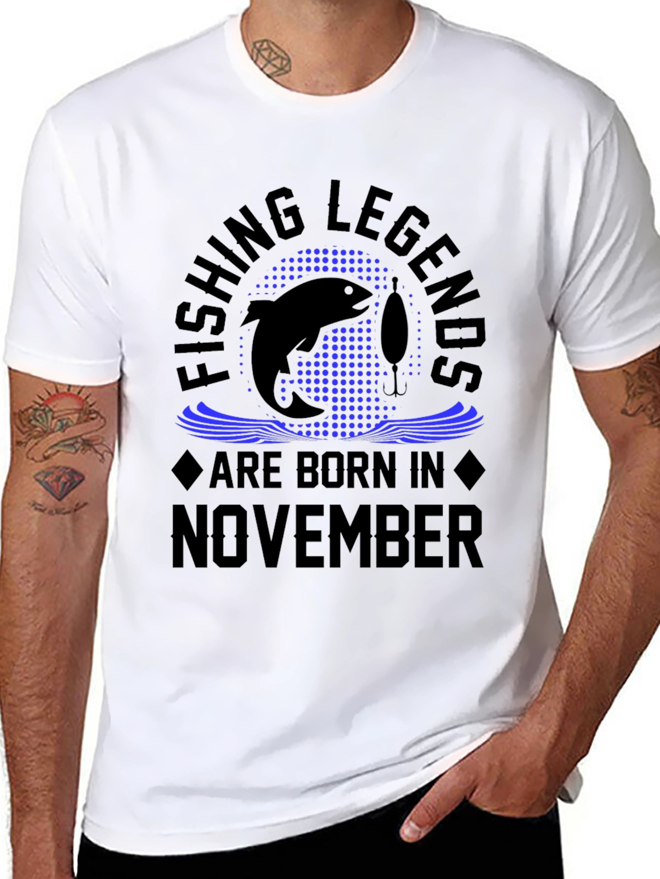 Fishing Legends Are Born in November T-Shirt