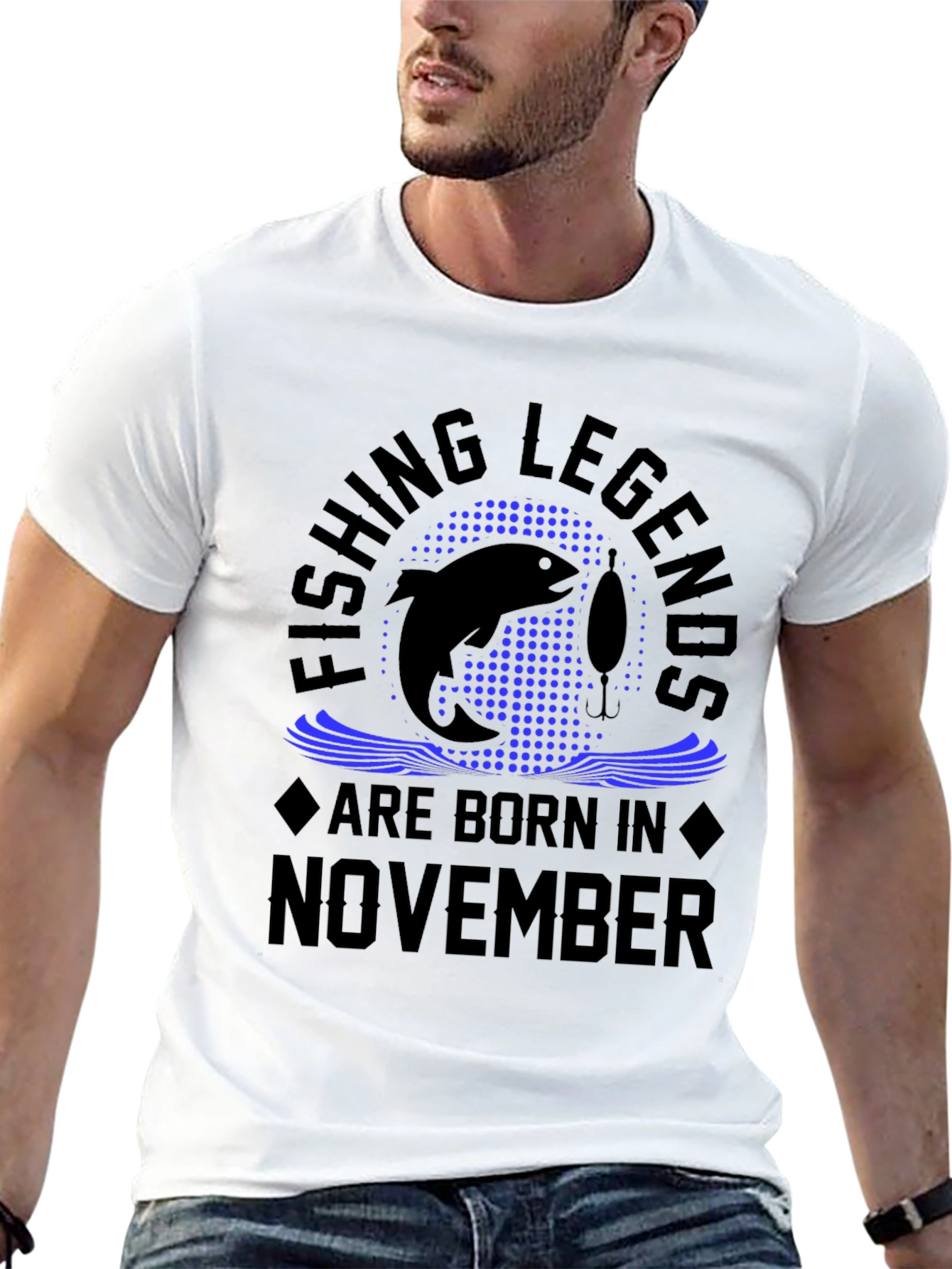 Fishing Legends Are Born in November T-Shirt