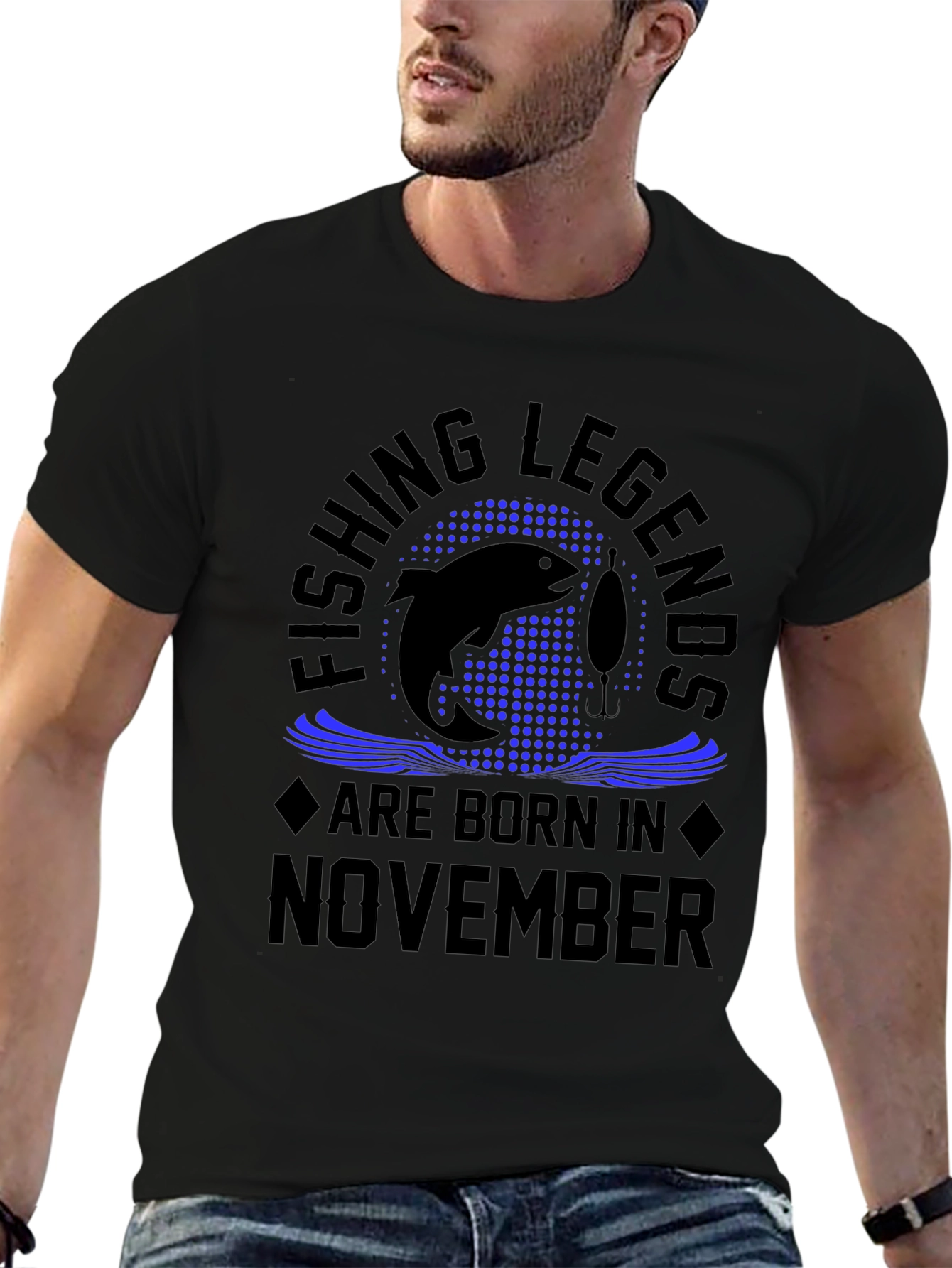 Fishing Legends Are Born in November T-Shirt