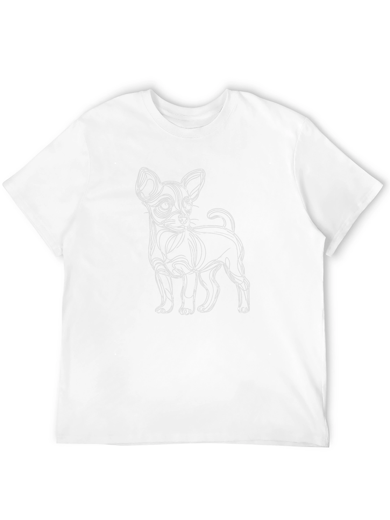 Chihuahua Line Art T-Shirt