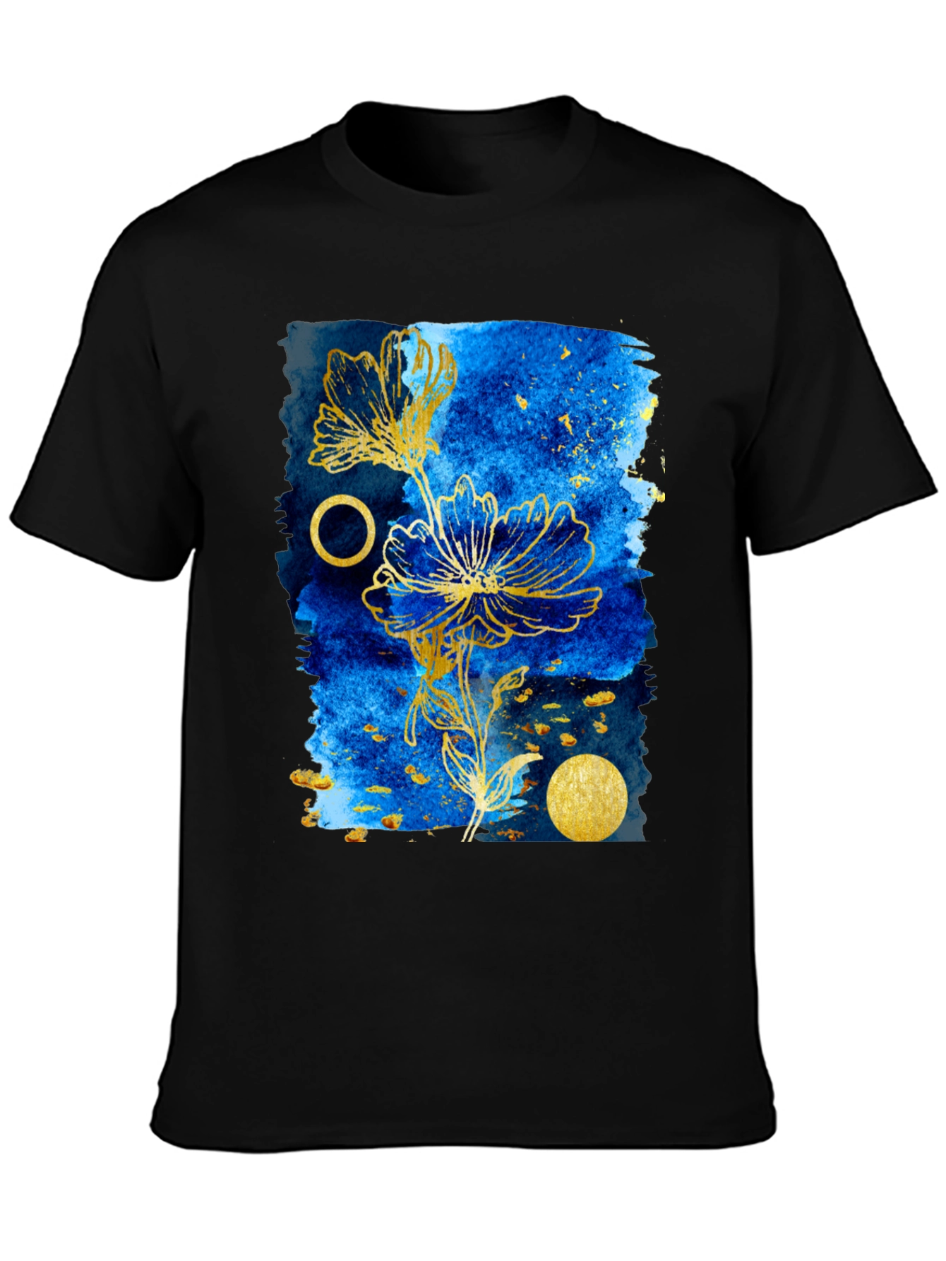 Floral Galaxy Print Tee