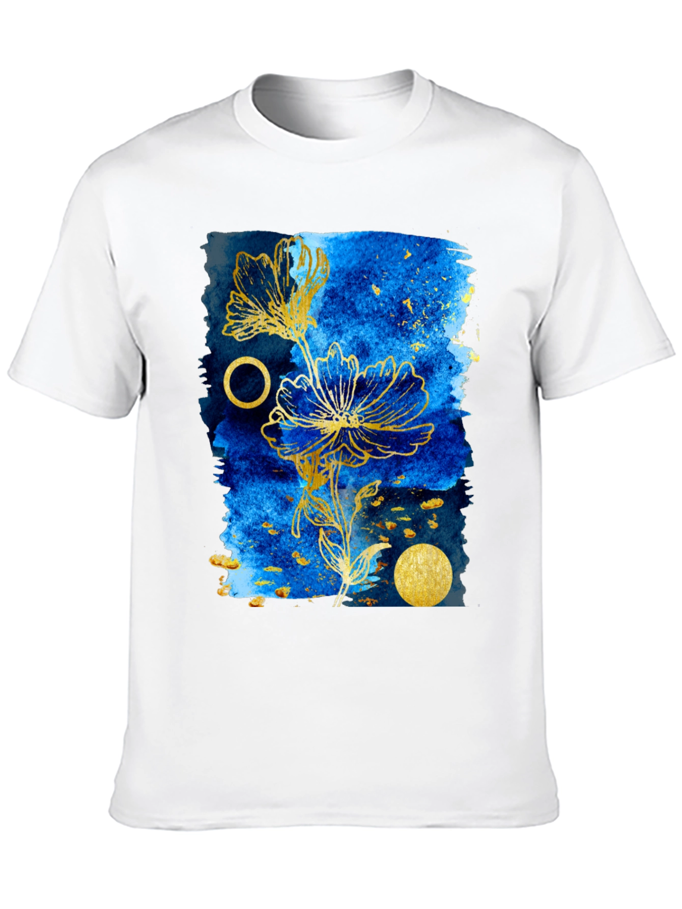 Floral Galaxy Print Tee