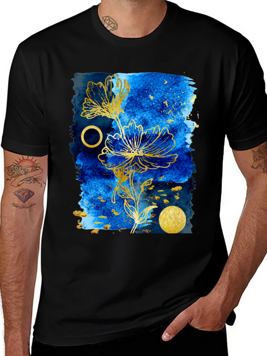 Floral Galaxy Print Tee