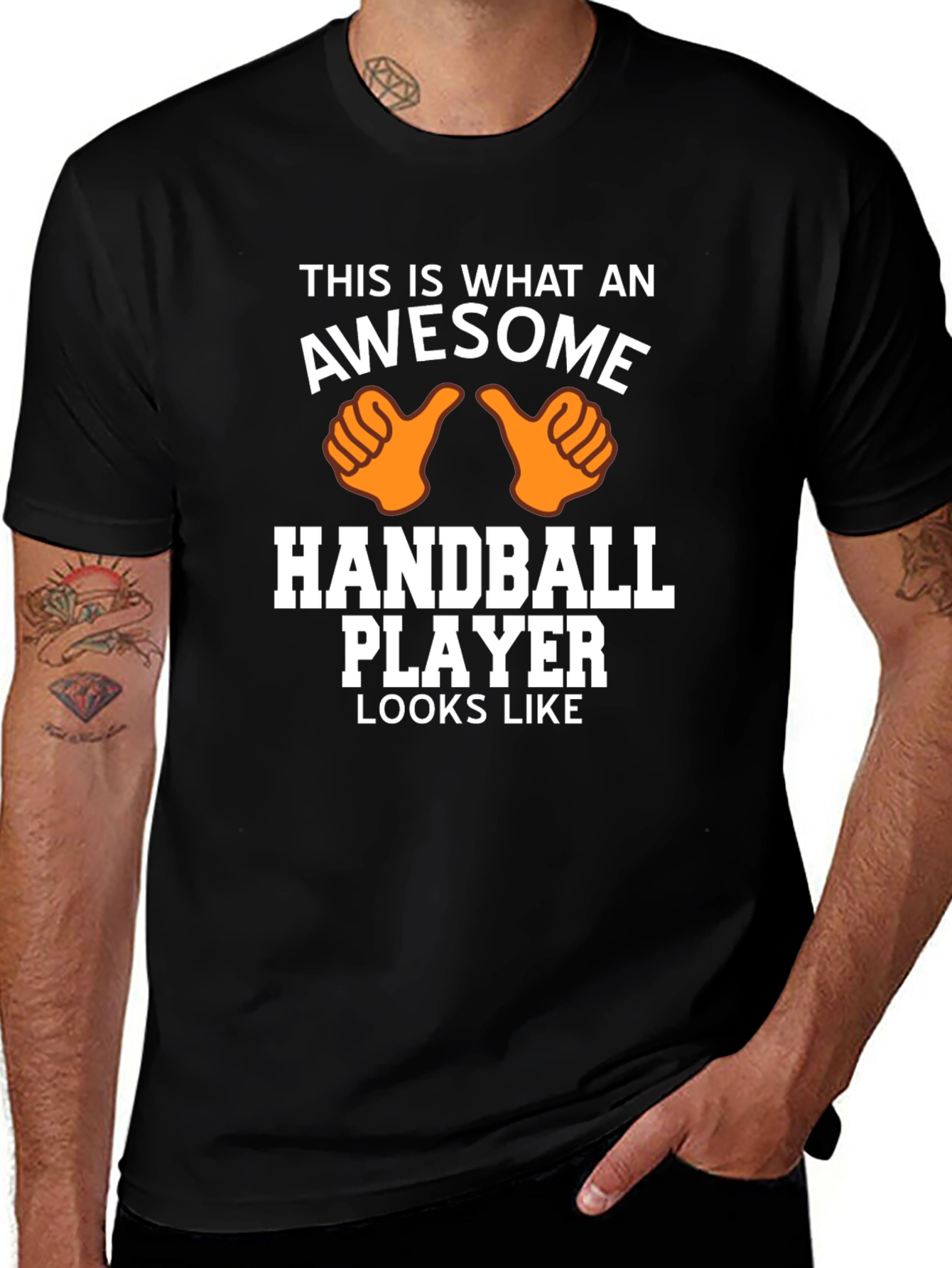 Awesome Handball Player Graphic Tee