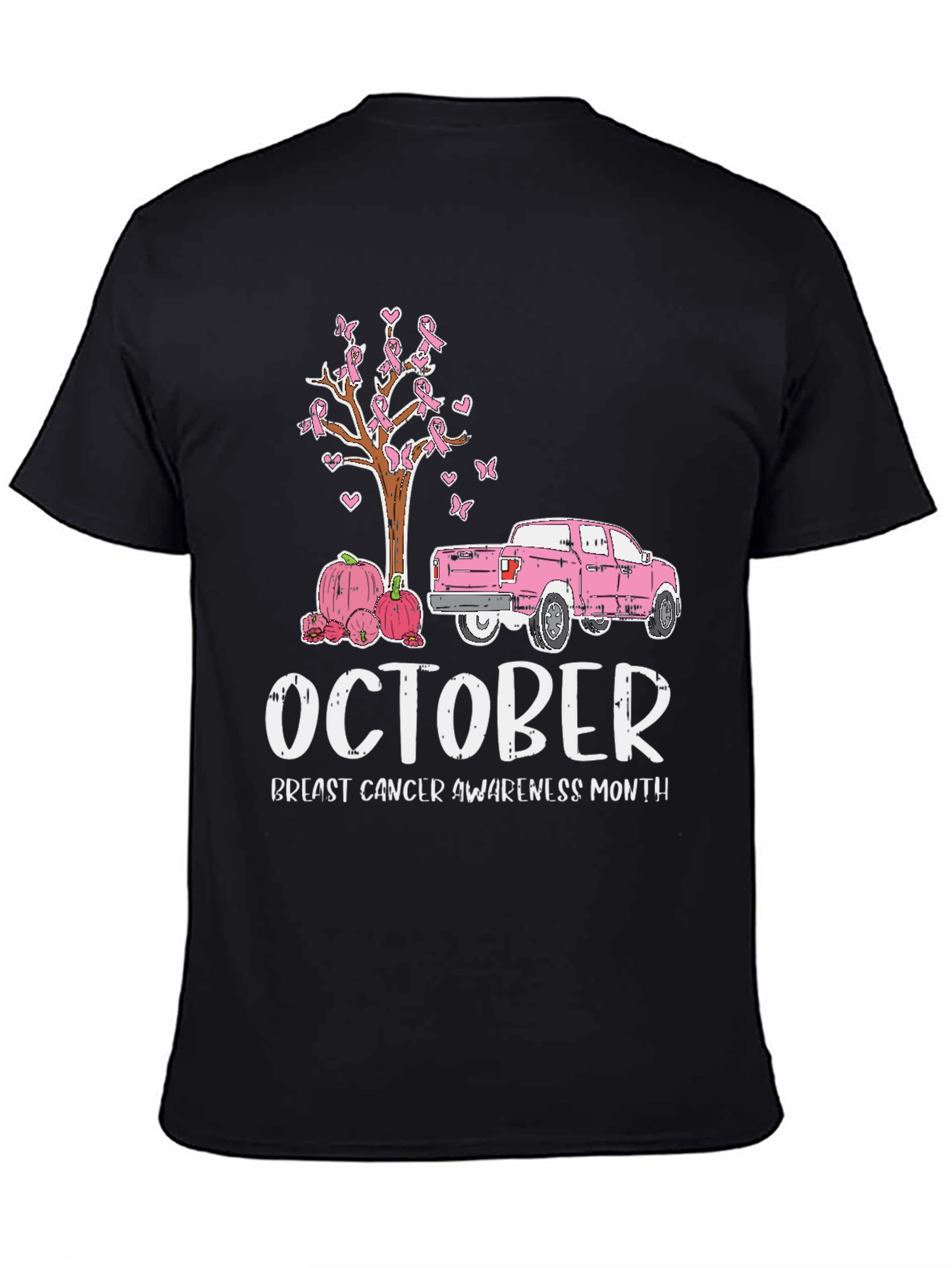October Breast Cancer Awareness Month Graphic Tee