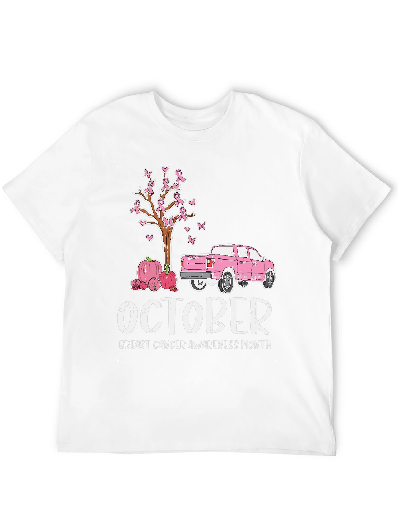 October Breast Cancer Awareness Month Graphic Tee