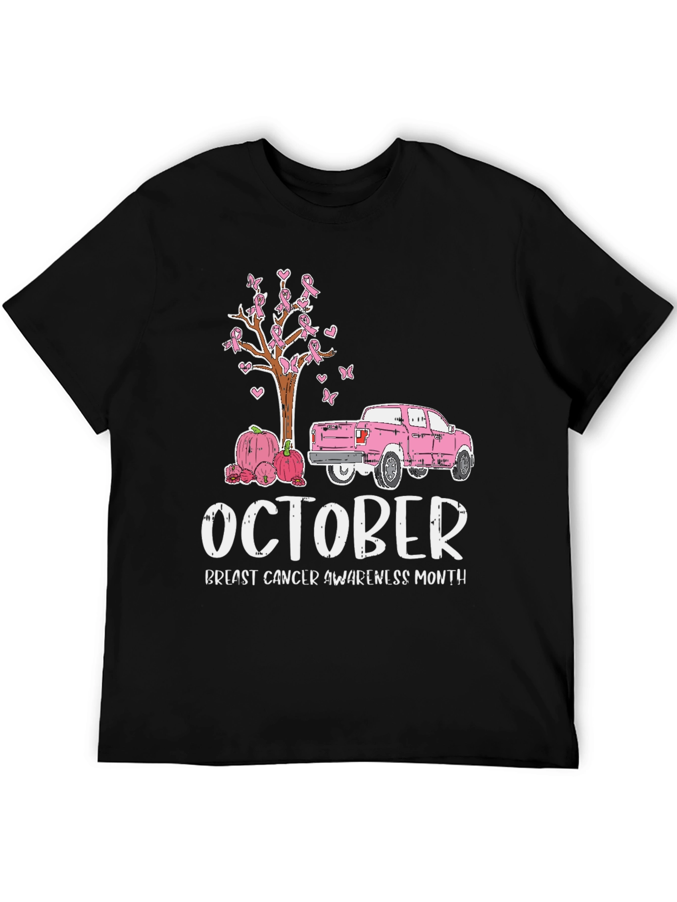 October Breast Cancer Awareness Month Graphic Tee