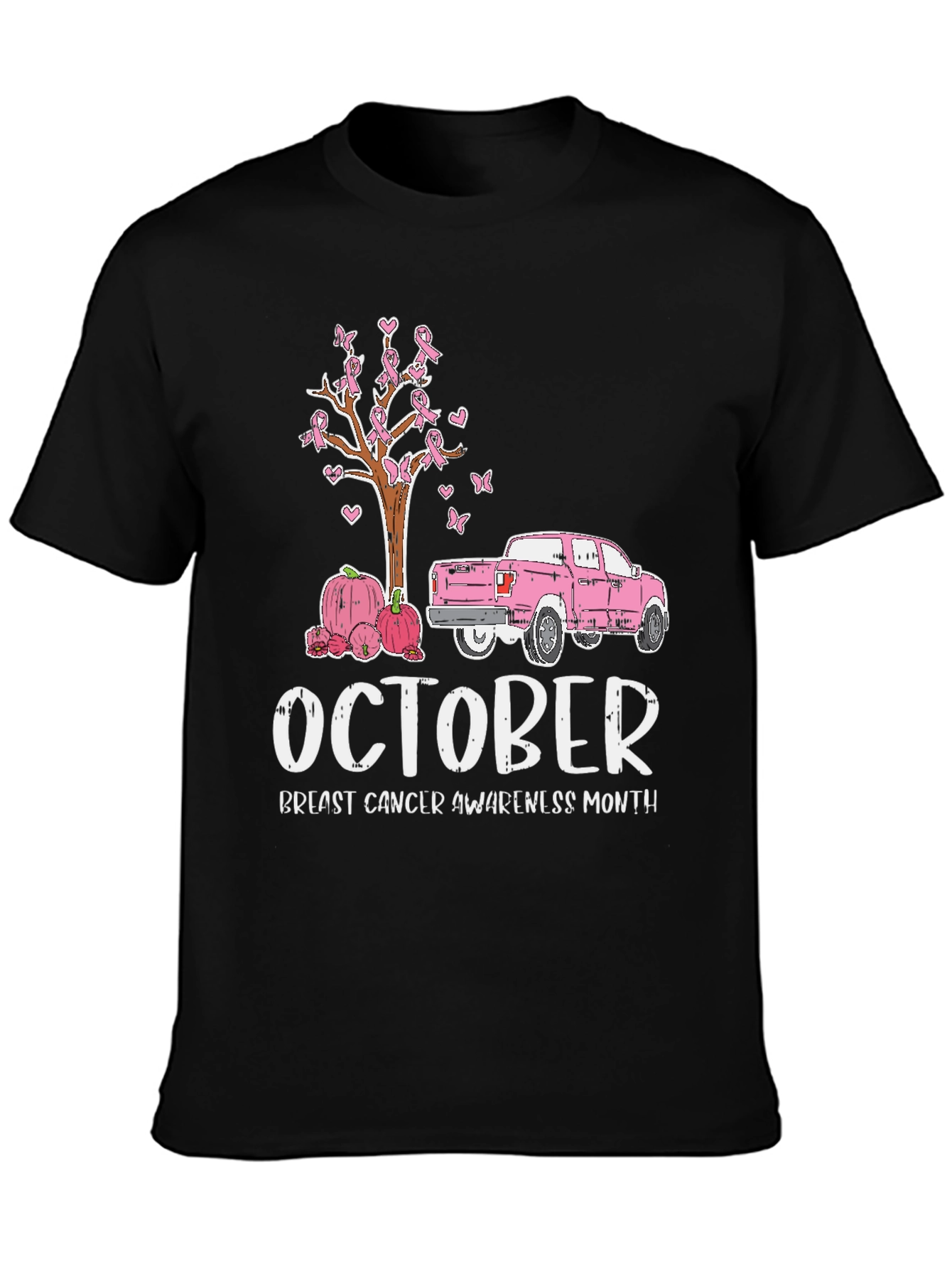 October Breast Cancer Awareness Month Graphic Tee