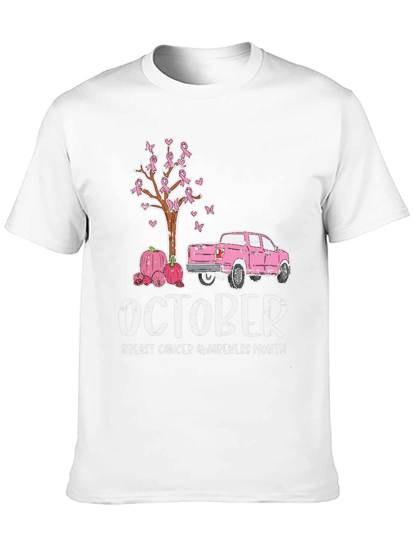 October Breast Cancer Awareness Month Graphic Tee