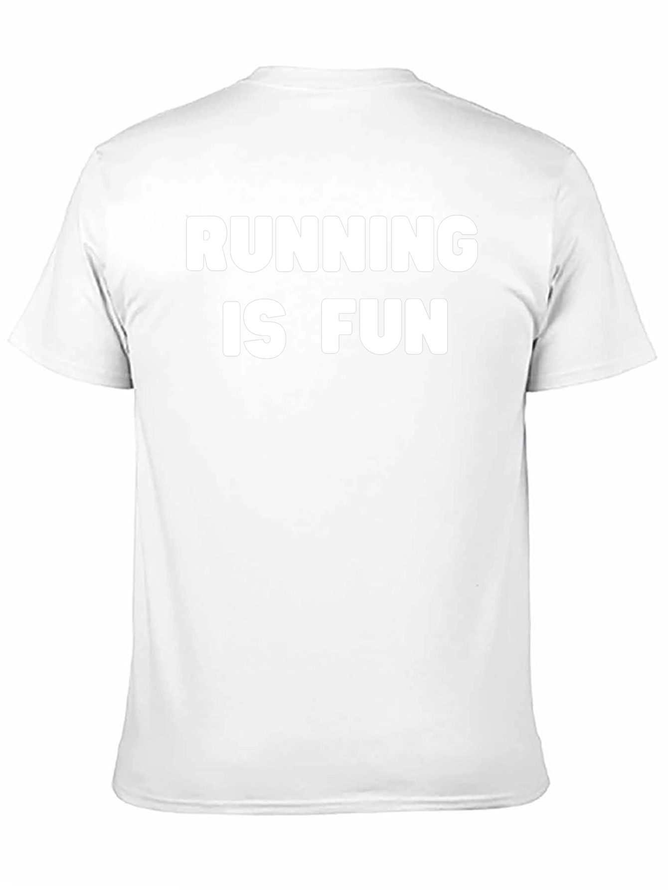 Running is Fun Black T-Shirt