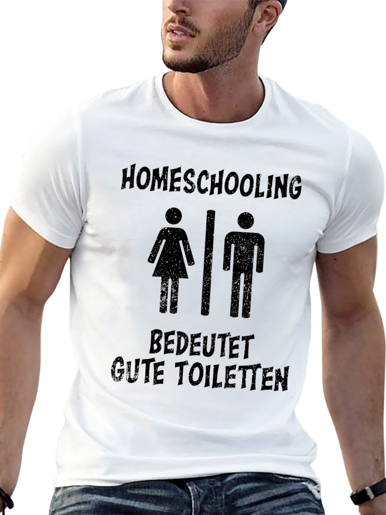 Homeschooling Gute Toiletten Black T-Shirt