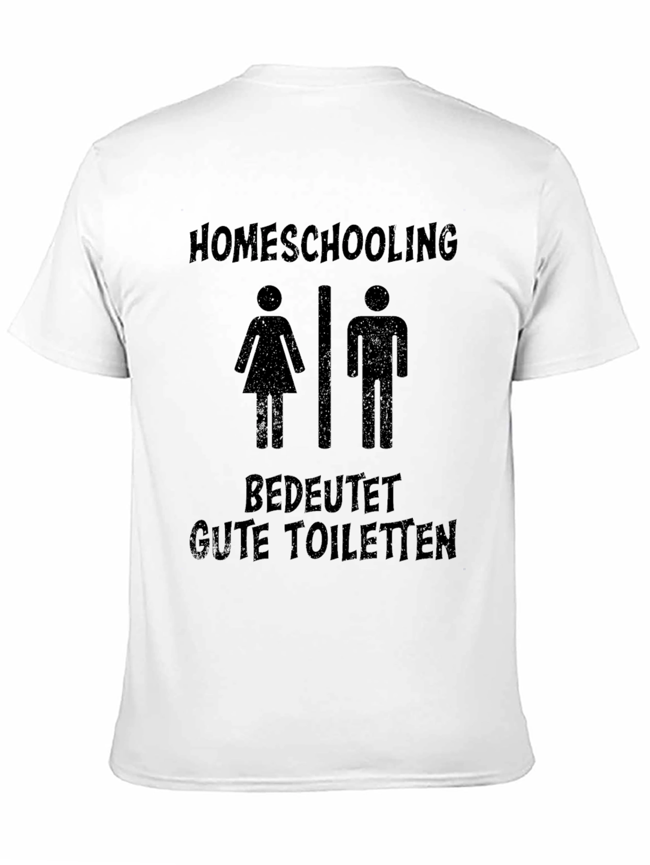 Homeschooling Gute Toiletten Black T-Shirt
