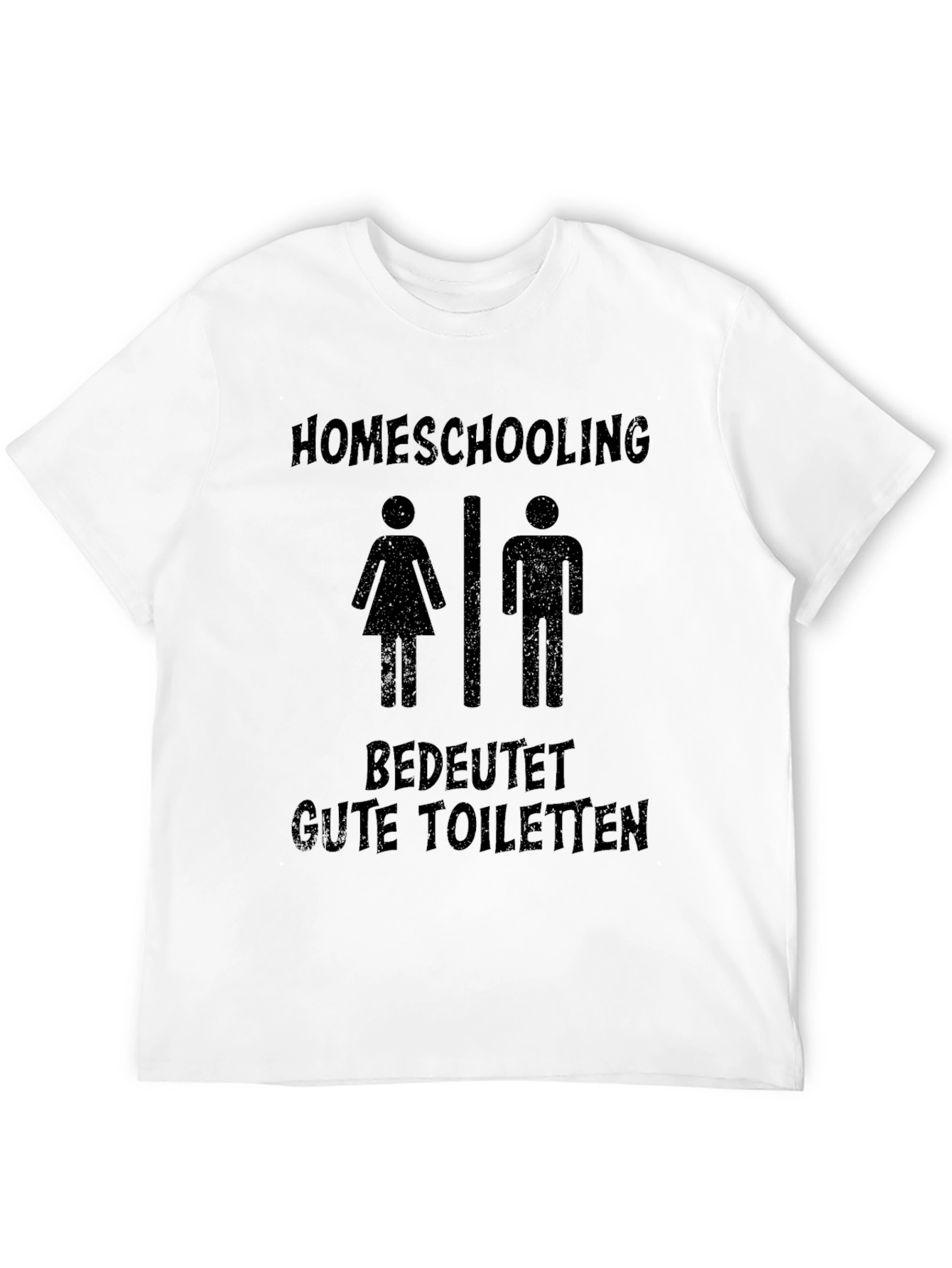 Homeschooling Gute Toiletten Black T-Shirt