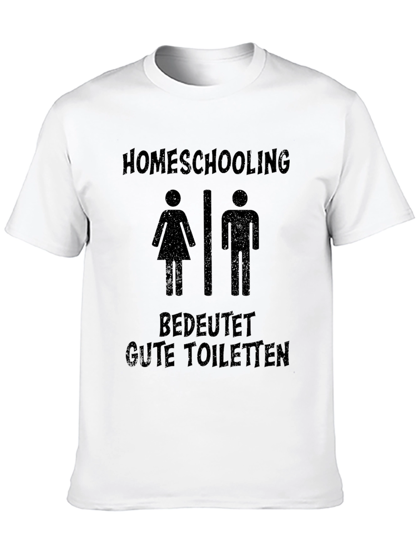 Homeschooling Gute Toiletten Black T-Shirt