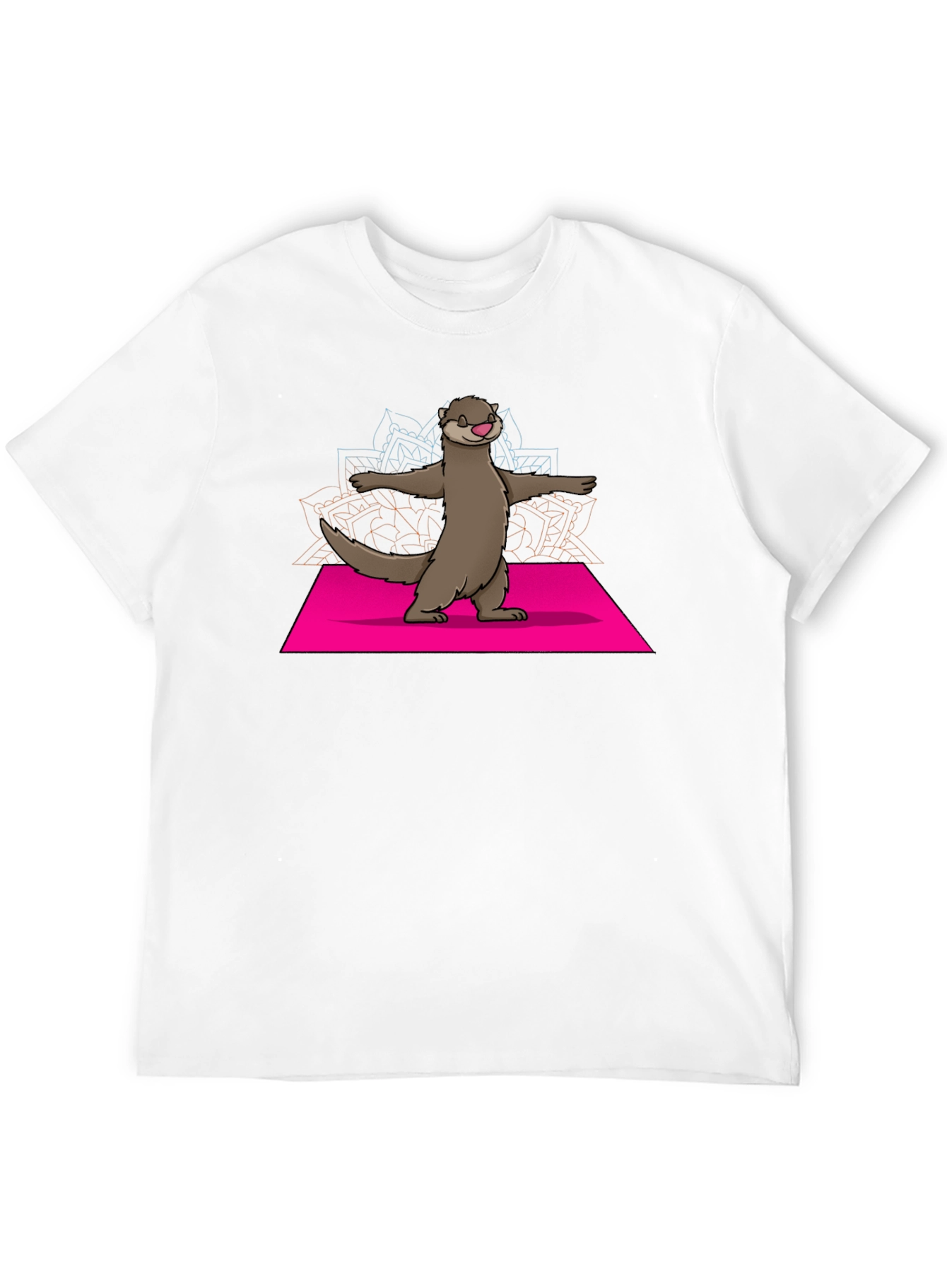 Yoga Otter Graphic Tee - Balance and Style!