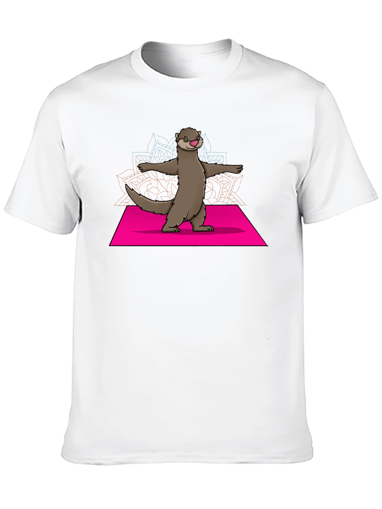 Yoga Otter Graphic Tee - Balance and Style!