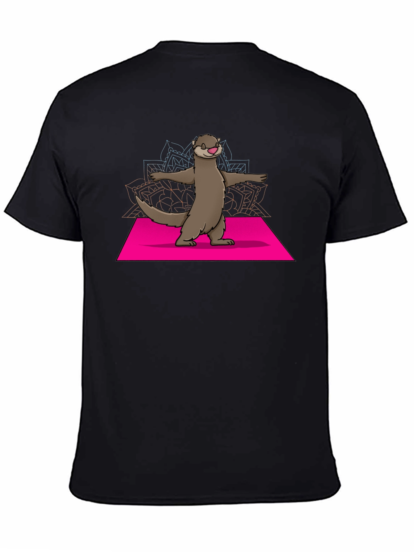 Yoga Otter Graphic Tee - Balance and Style!