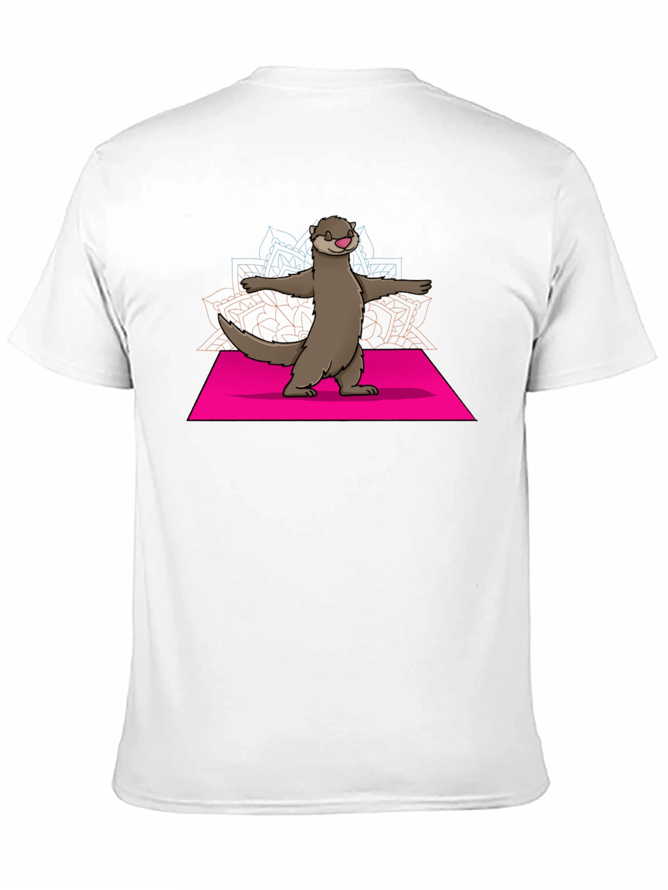 Yoga Otter Graphic Tee - Balance and Style!