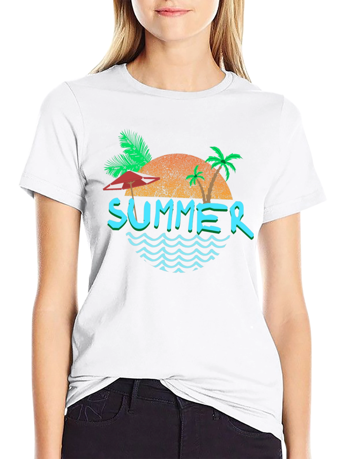 Summer Vibes Graphic T-Shirt - Relaxed Fit