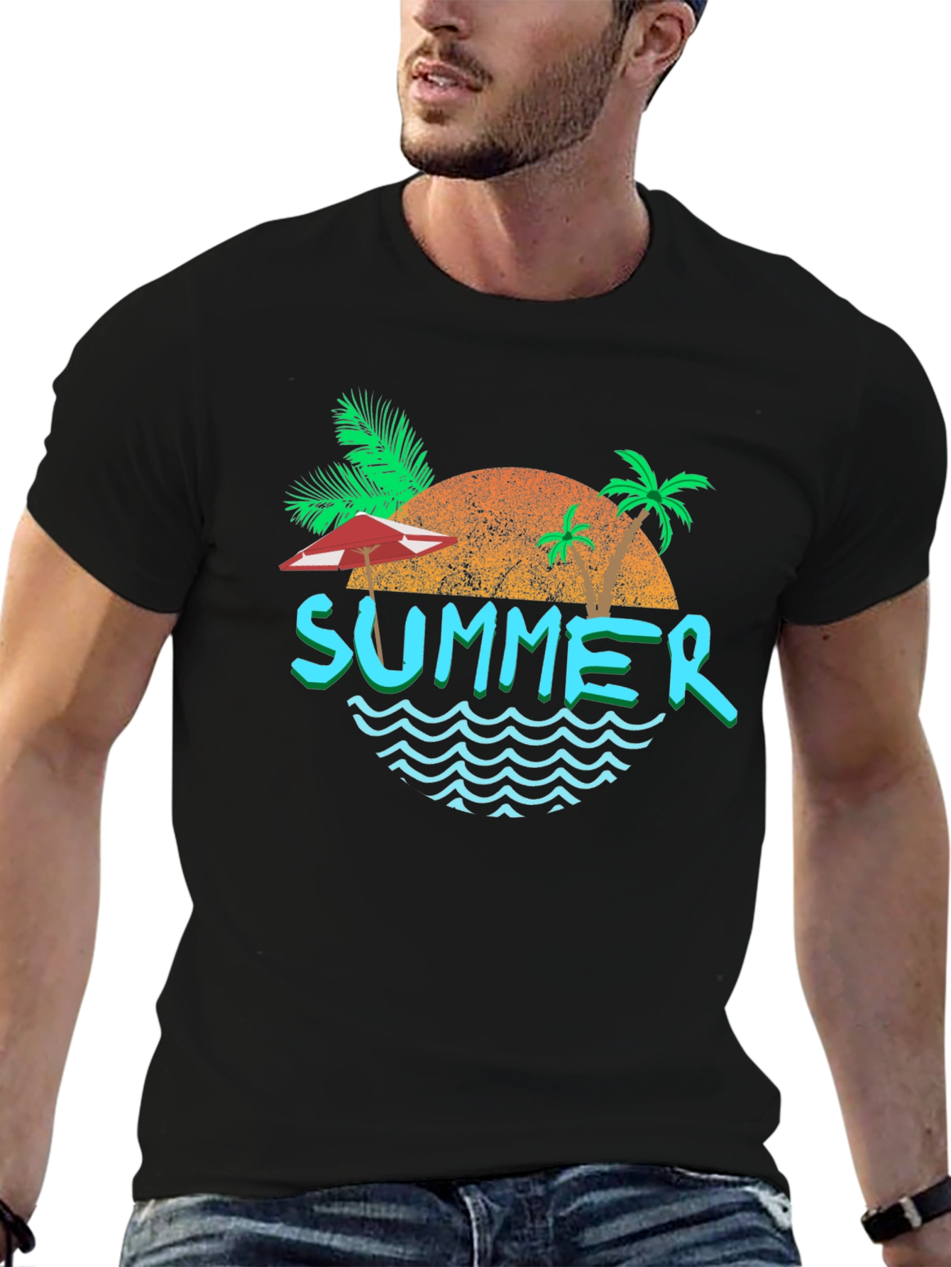 Summer Vibes Graphic T-Shirt - Relaxed Fit