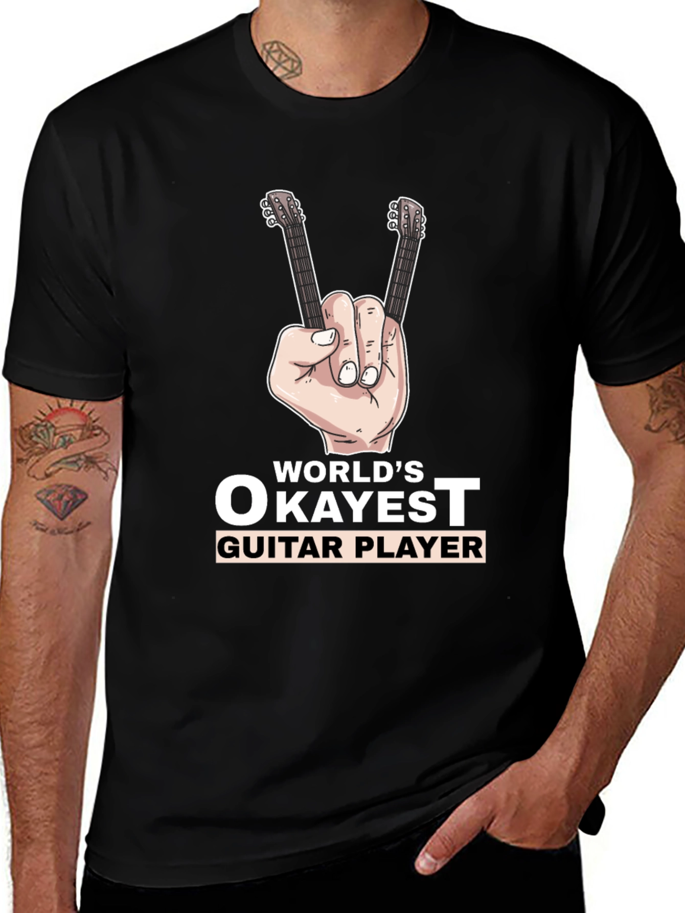 Worlds Okayest Guitar Player T-Shirt
