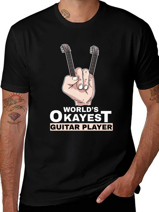 Worlds Okayest Guitar Player T-Shirt
