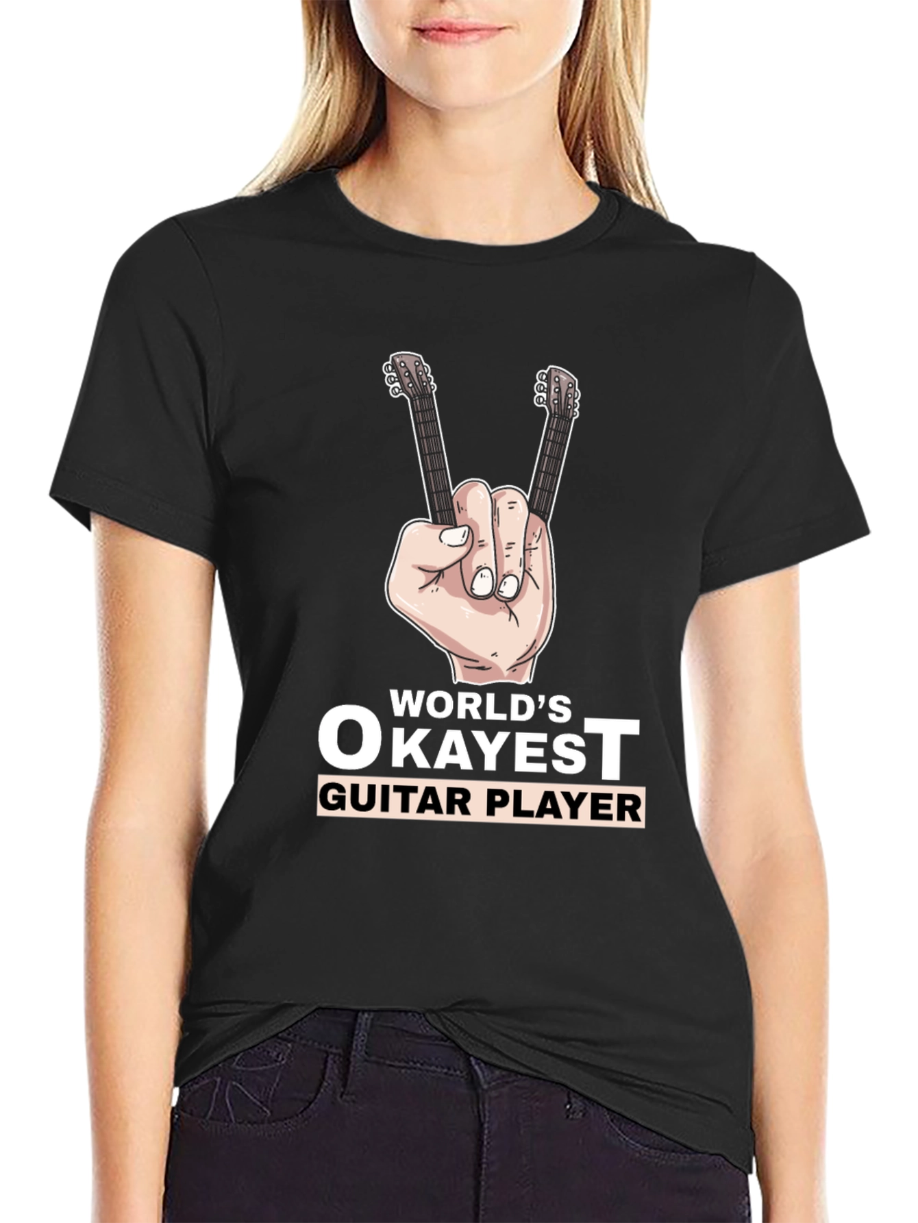 Worlds Okayest Guitar Player T-Shirt