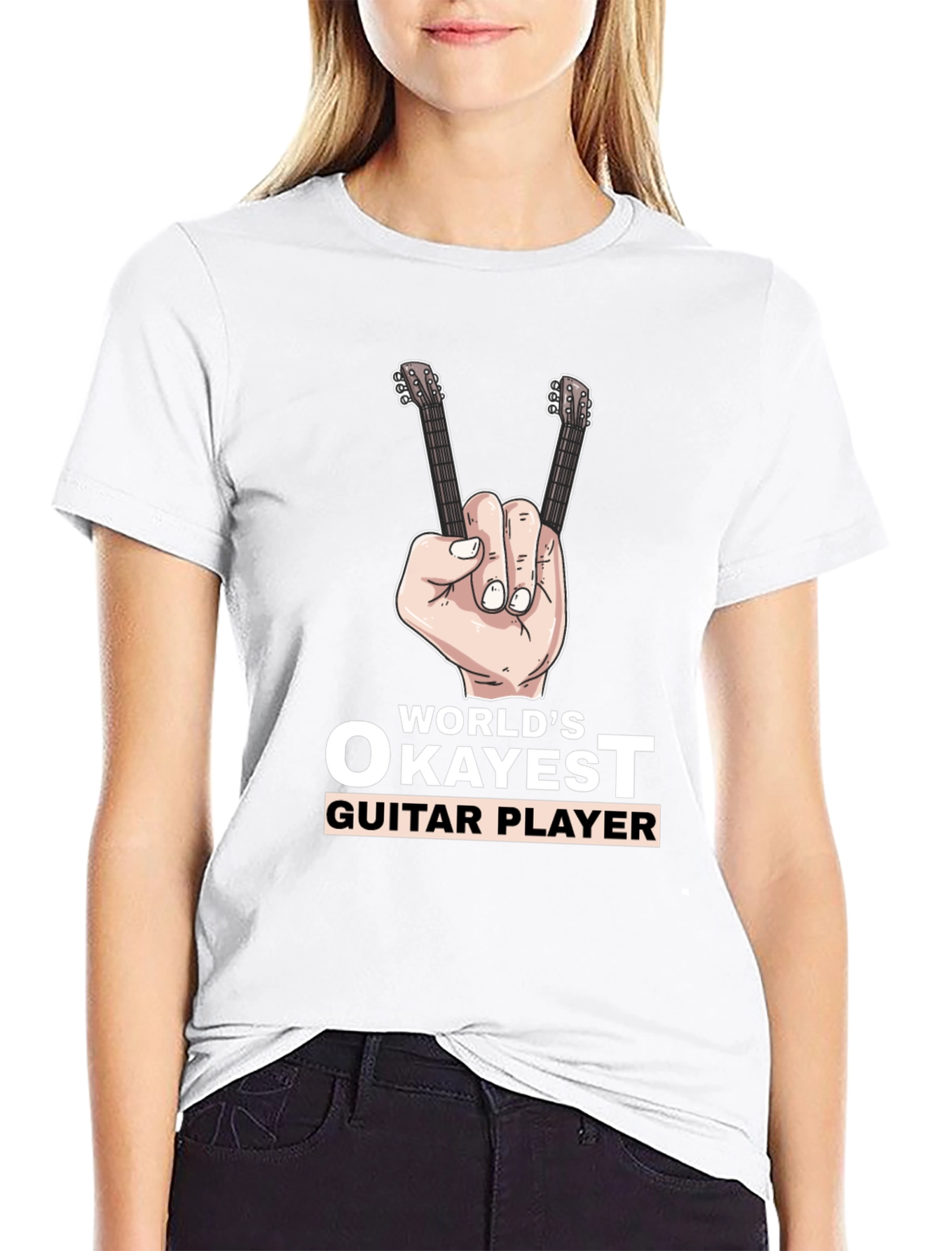 Worlds Okayest Guitar Player T-Shirt