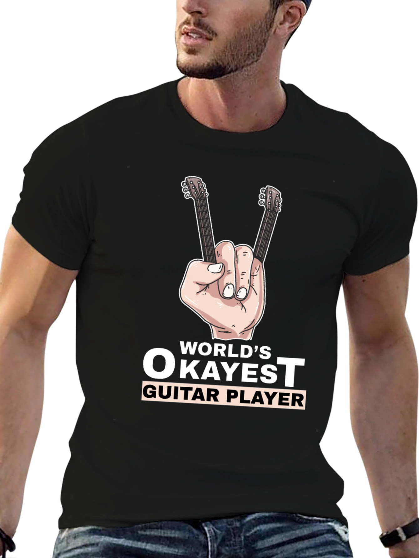 Worlds Okayest Guitar Player T-Shirt