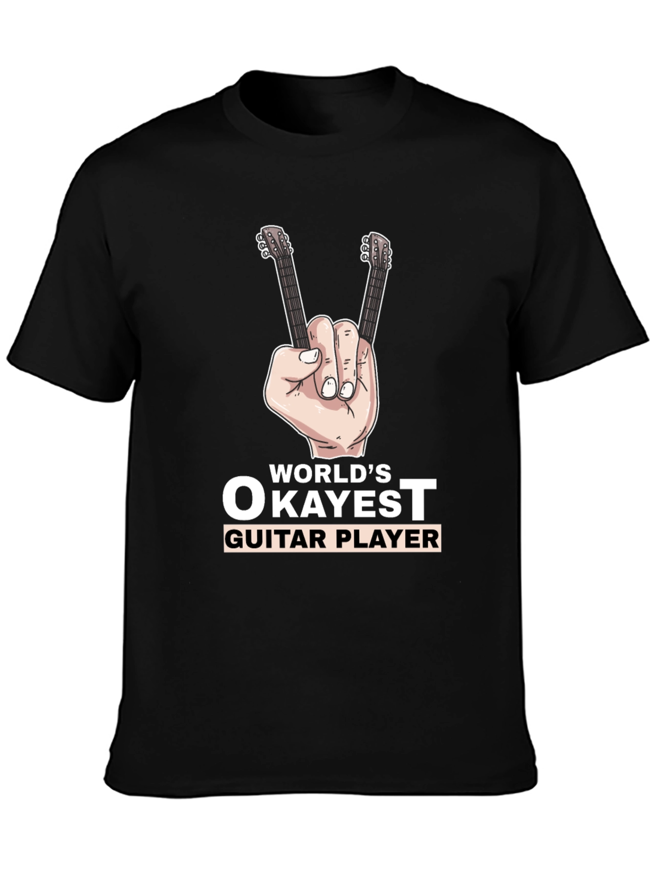 Worlds Okayest Guitar Player T-Shirt