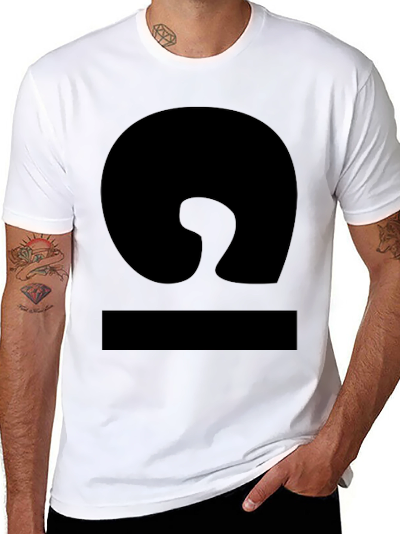 Stylish Black Graphic Tee