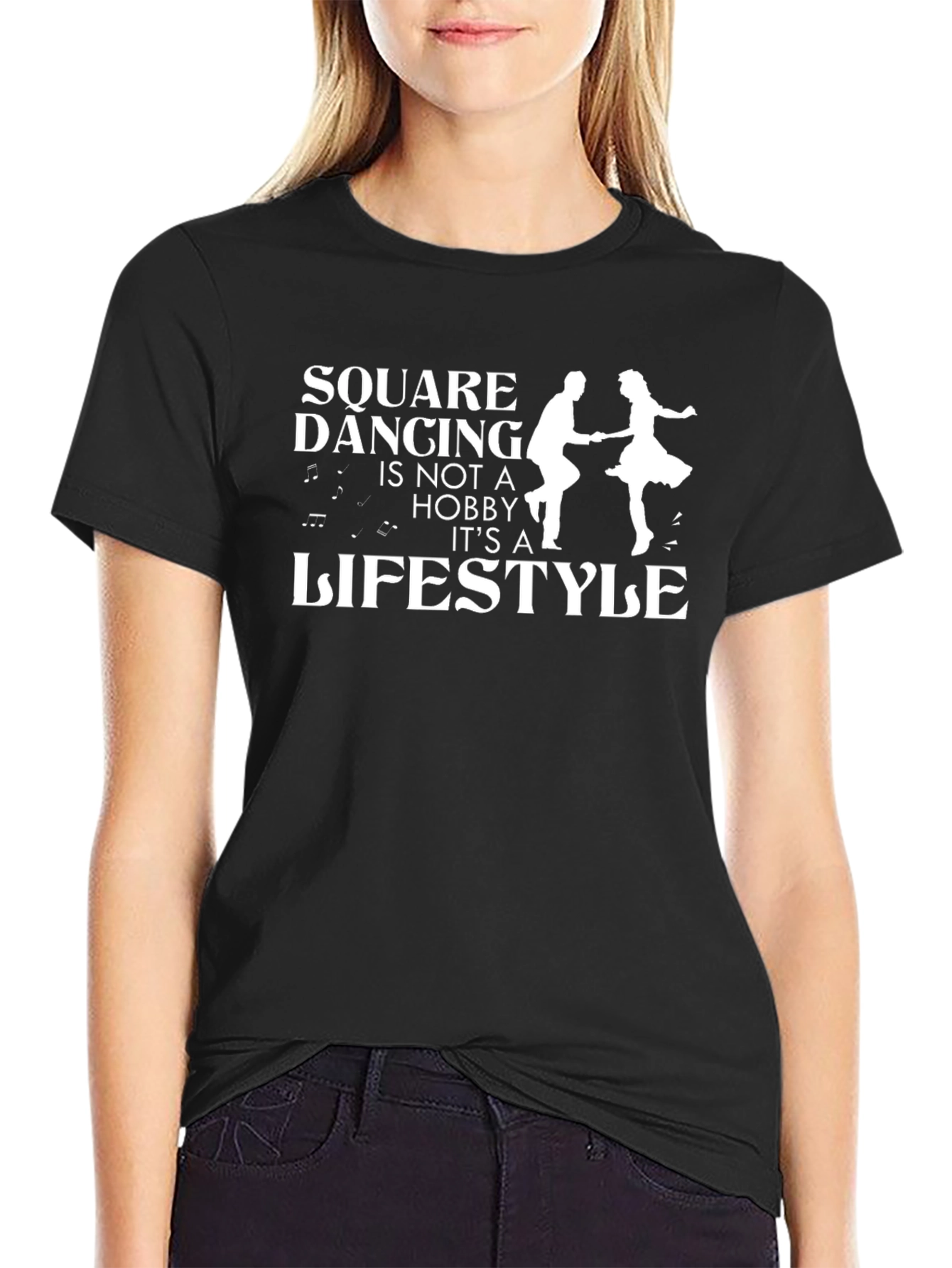 Square Dancing Lifestyle Graphic Tee